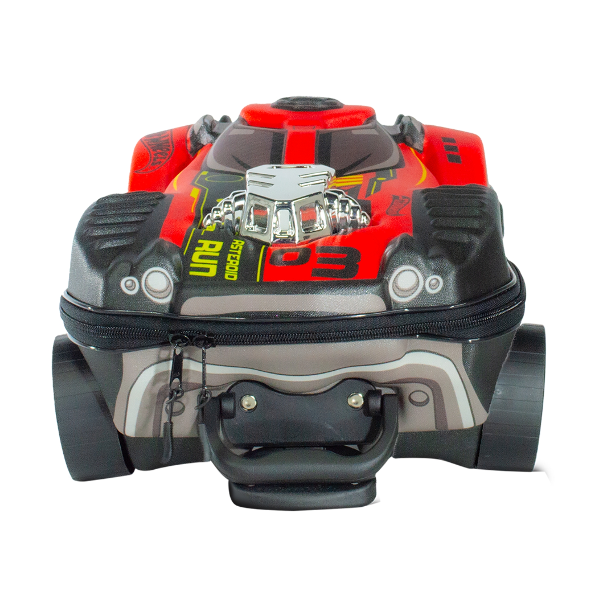 Mala Infantil Hot Wheels Dune a Soar Motor Cromo com Rodinha Tripla Diplomata - 2510BM25