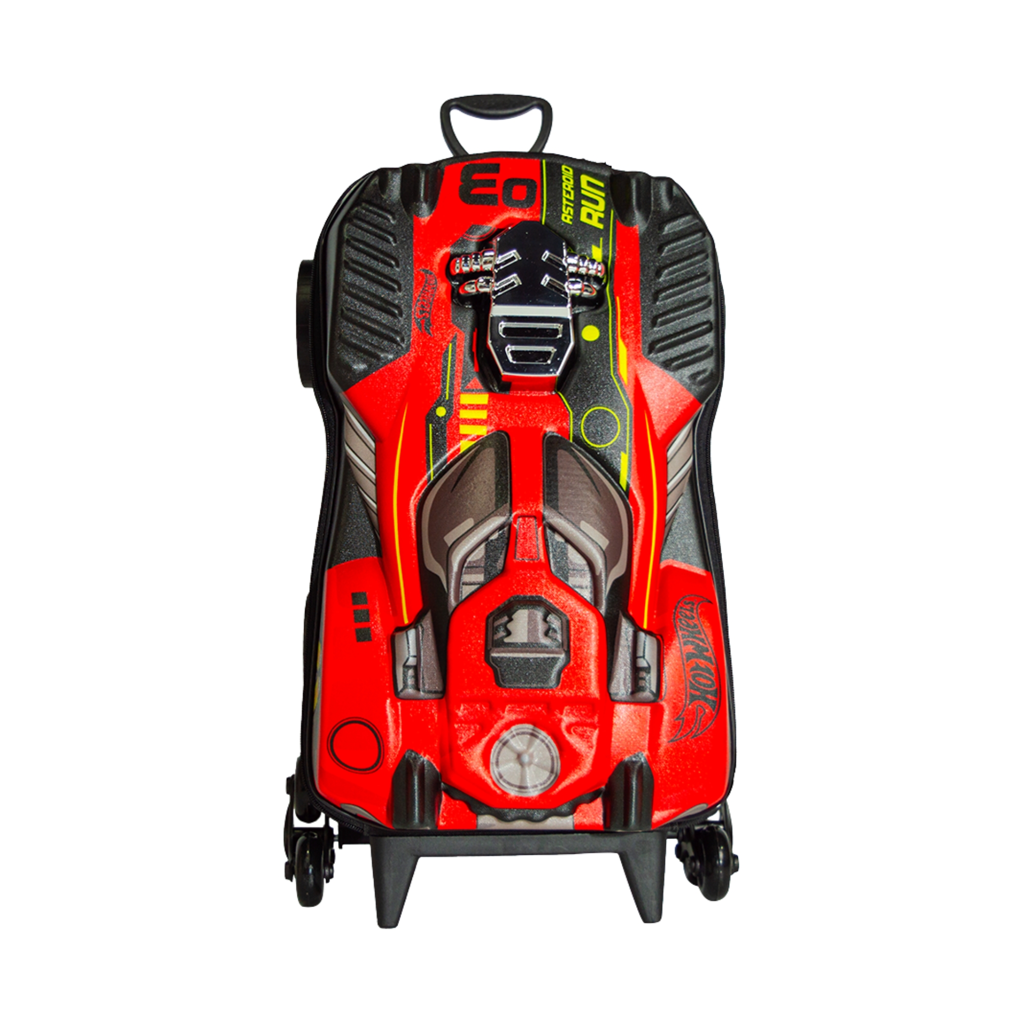 Mala Infantil Hot Wheels Dune a Soar Motor Cromo com Rodinha Tripla Diplomata - 2510BM25
