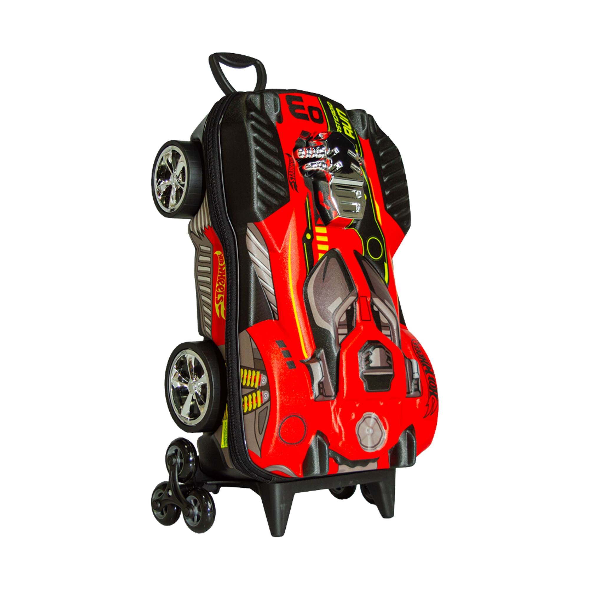 Mala Infantil Hot Wheels Dune a Soar Motor Cromo com Rodinha Tripla Diplomata - 2510BM25