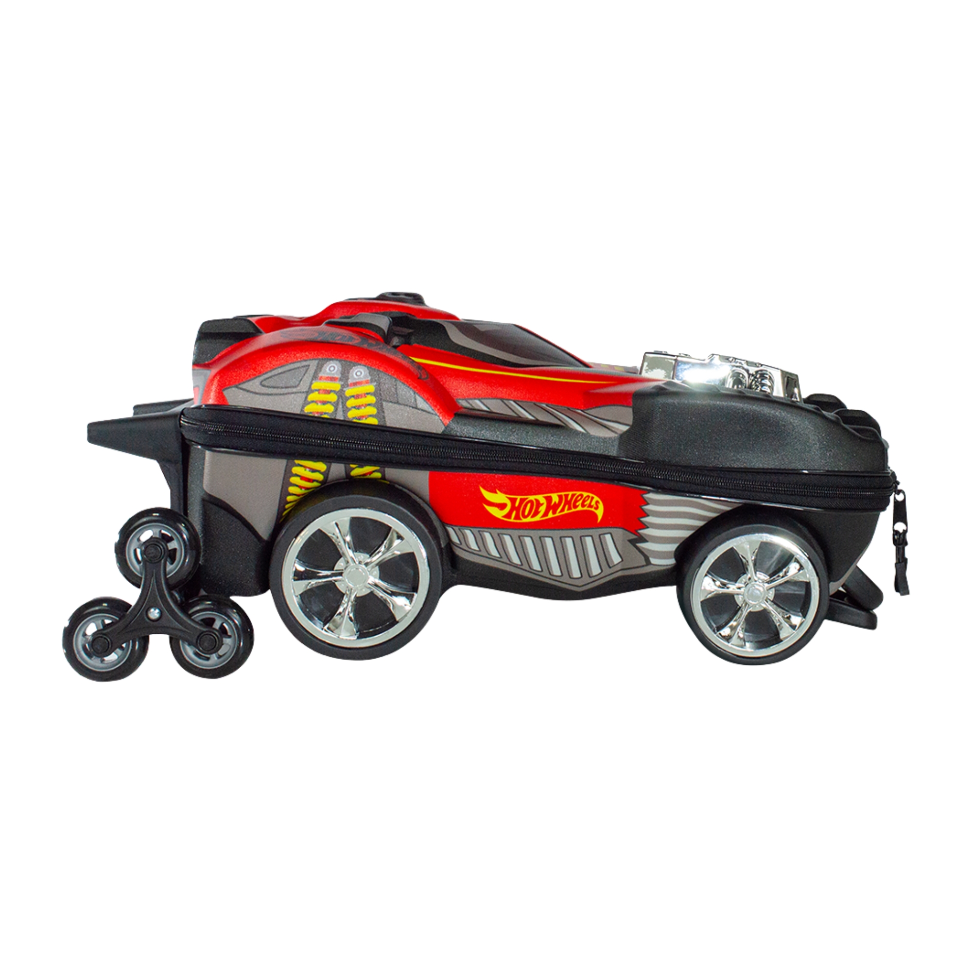 Mala Infantil Hot Wheels Dune a Soar Motor Cromo com Rodinha Tripla Diplomata - 2510BM25