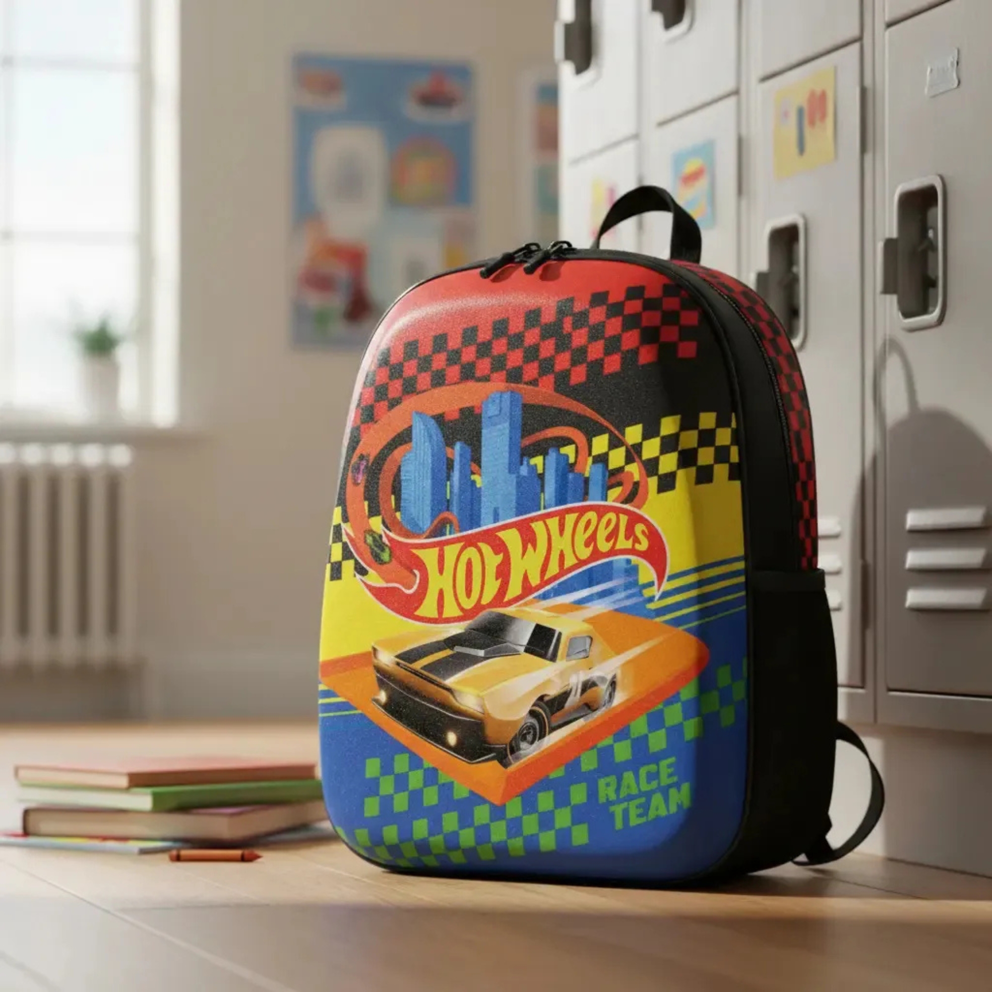 Mochila Infantil Hot Wheels Dune a Soar com Alça de Costas Diplomata - 2510XA25