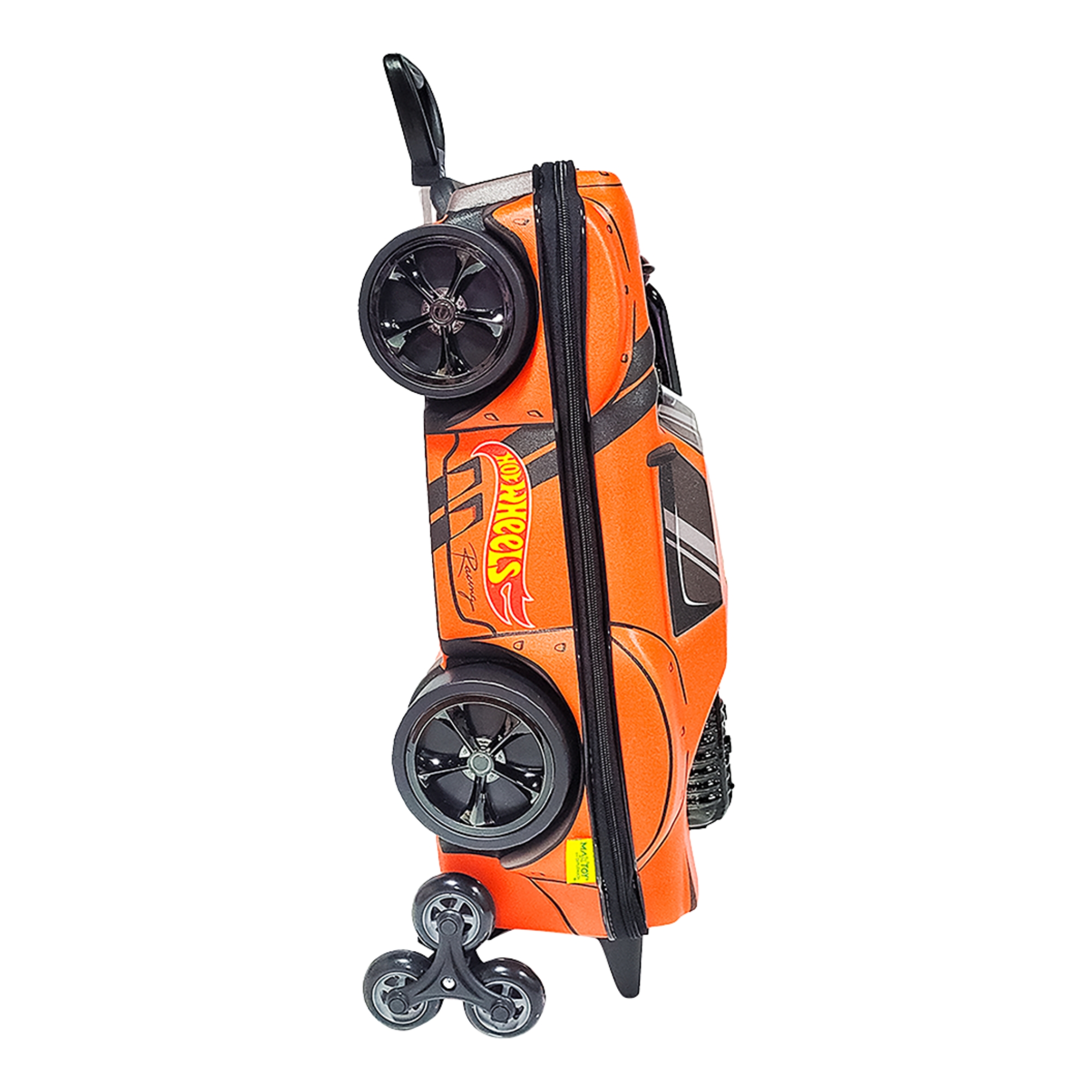 Mala Infantil Hot Wheels Night Shifter Laranja Motor Preto com Rodinha Tripla Diplomata - 2520DM25