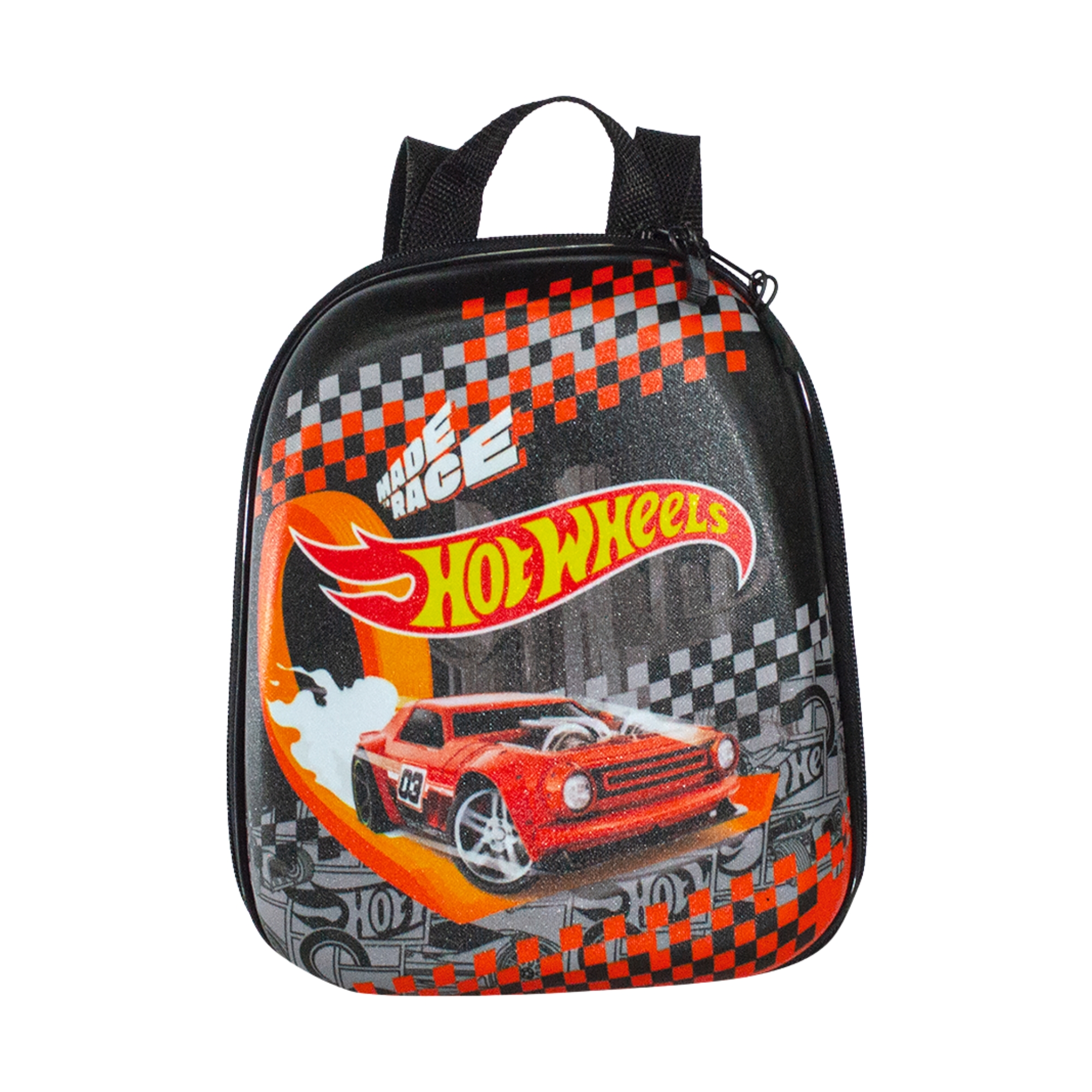 Mochila Infantil Hot Wheels Night Shifter com Alça de Costas Diplomata - 2520XA25