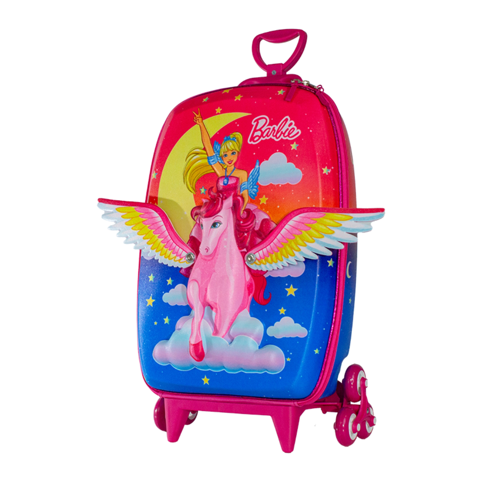 Mala Infantil Barbie Pegasus c/ Rodinha Tripla Diplomata - 2600AM25