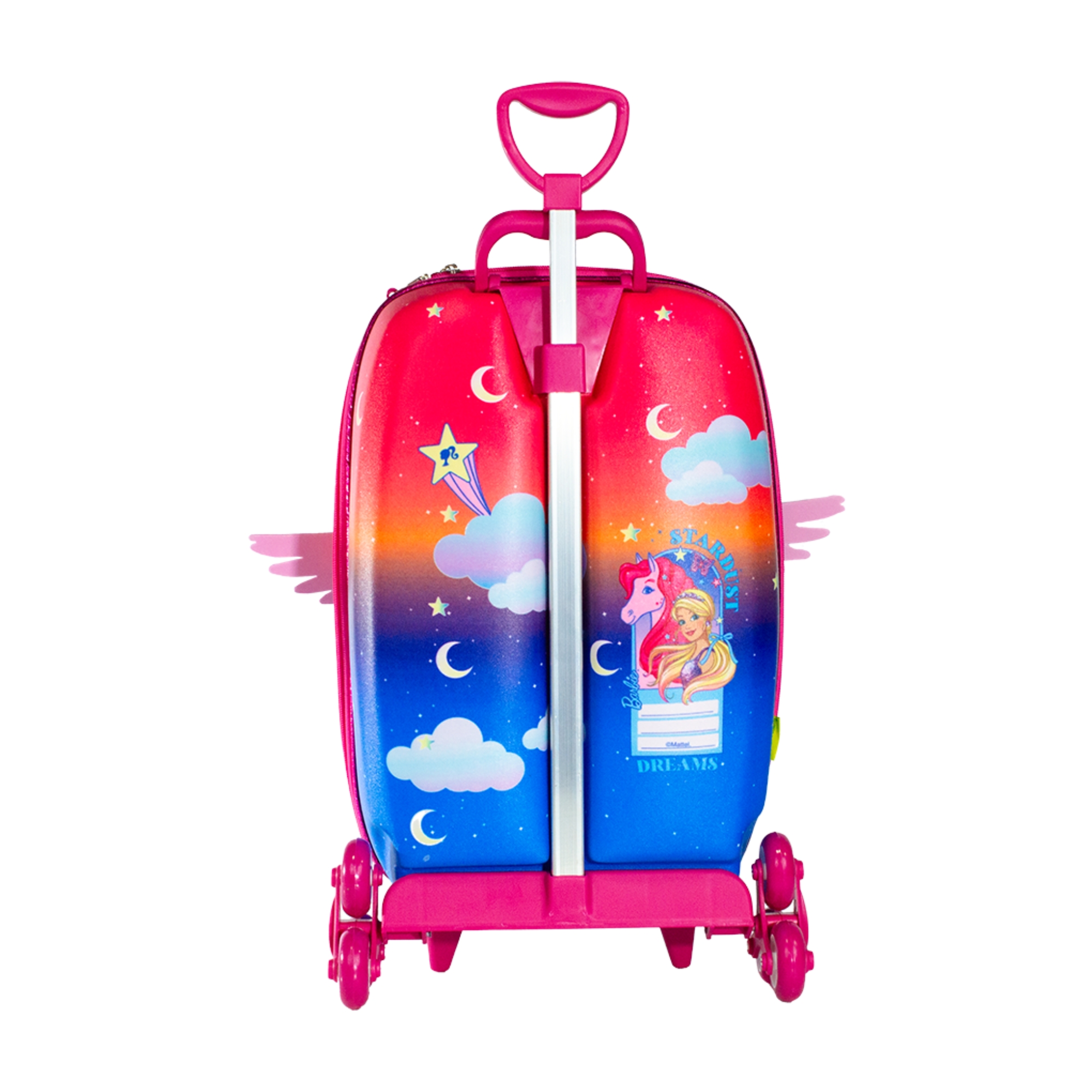 Mala Infantil Barbie Pegasus c/ Rodinha Tripla Diplomata - 2600AM25