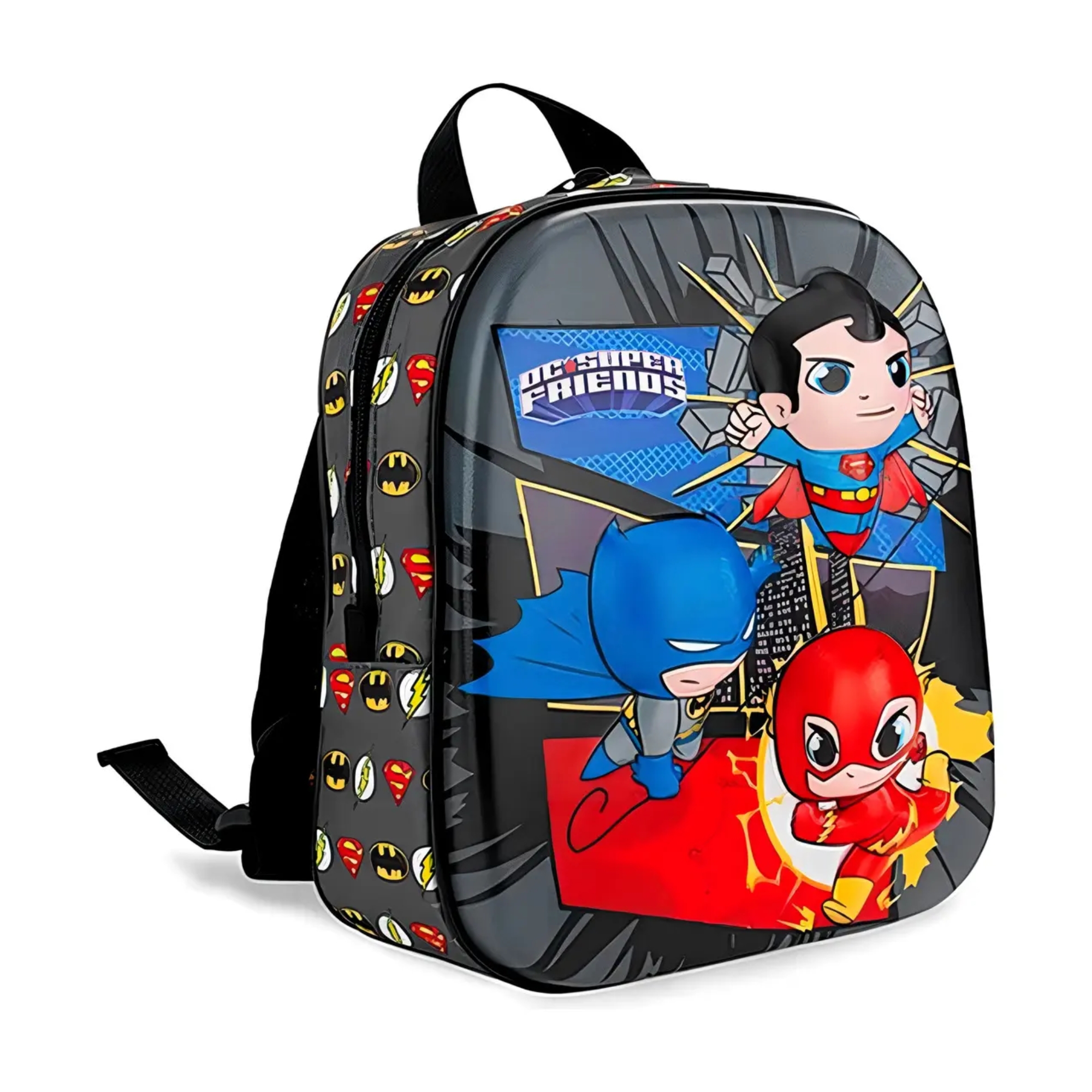Mochila Infantil Super Friends c/ Alça de Costas Diplomata - 2814DX20