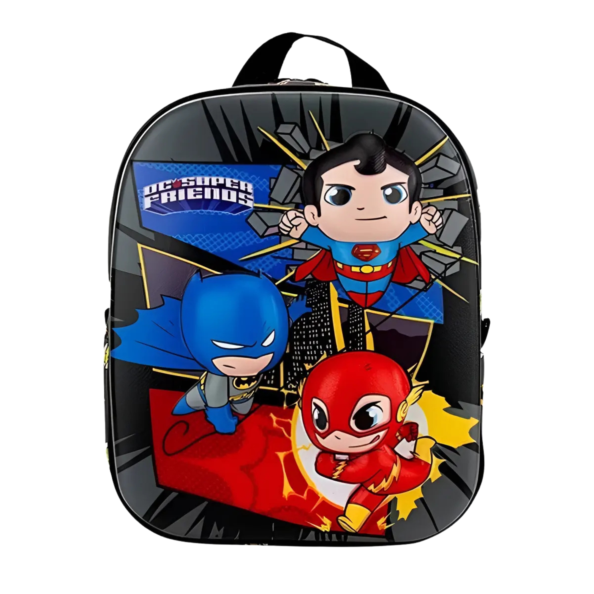 Mochila Infantil Super Friends c/ Alça de Costas Diplomata - 2814DX20