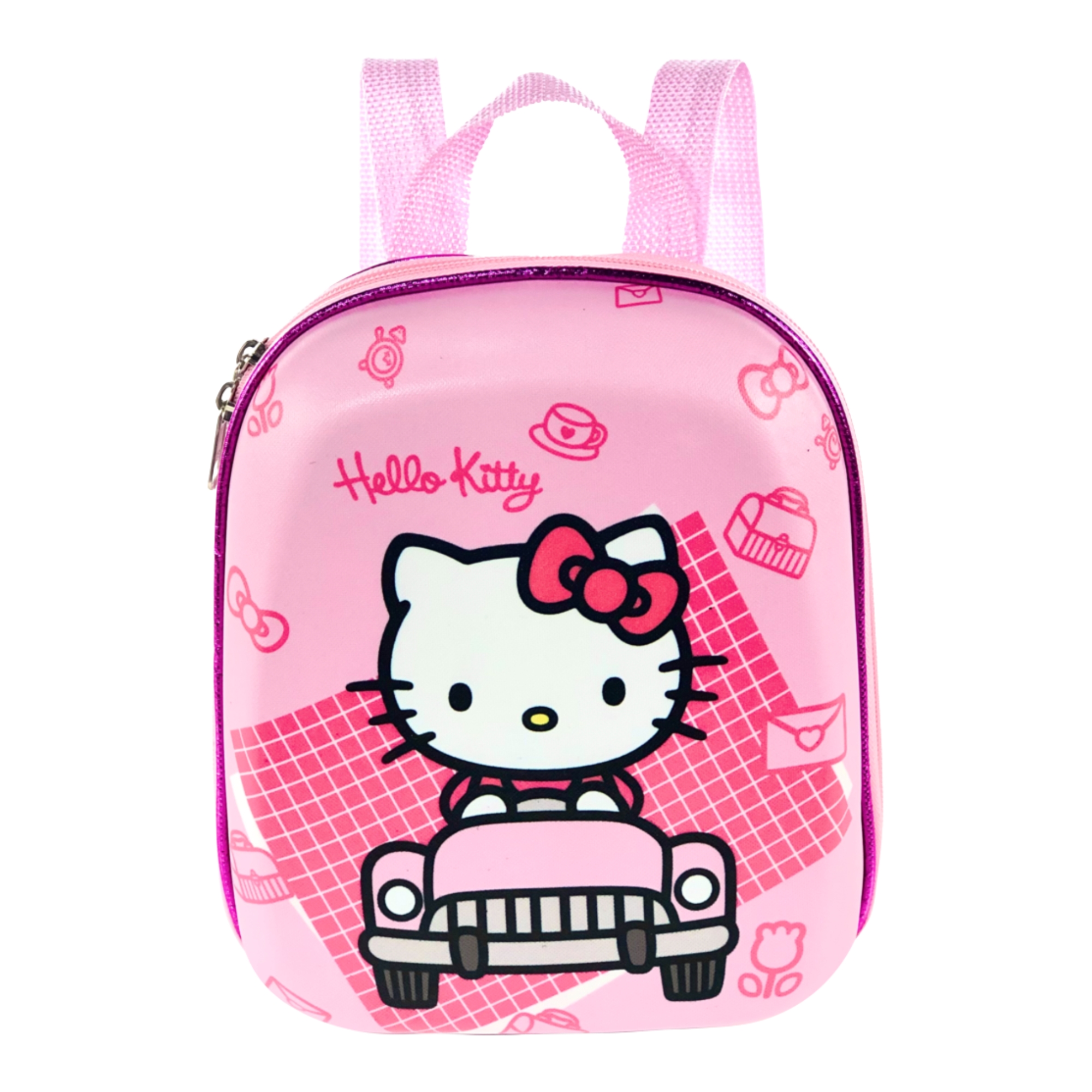 Mochila Infantil Hello Kitty Carro Diplomata - 2823BX23