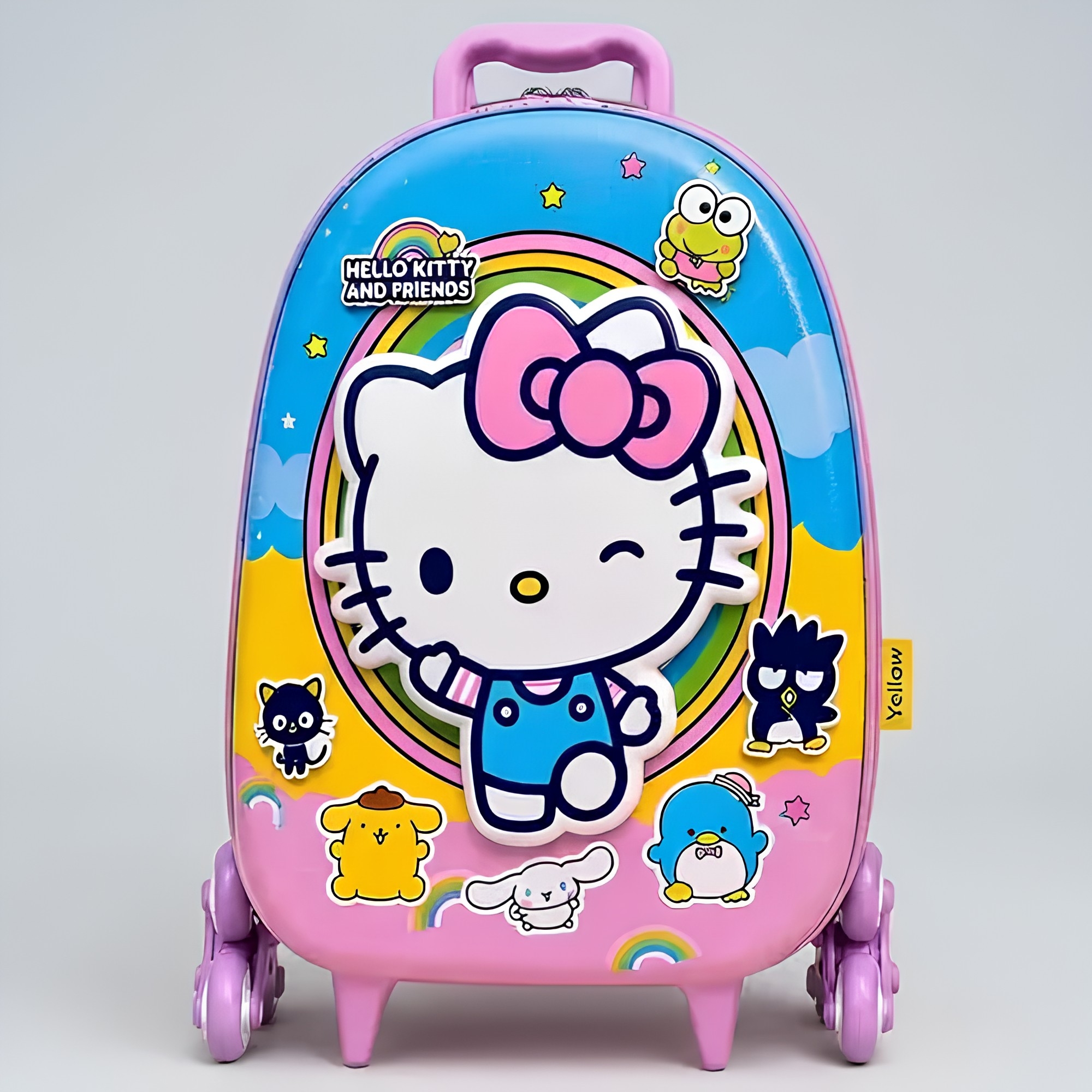 Mala Infantil Hello Kitty Candy Colors c/ Rodinha Diplomata - 2823CM26