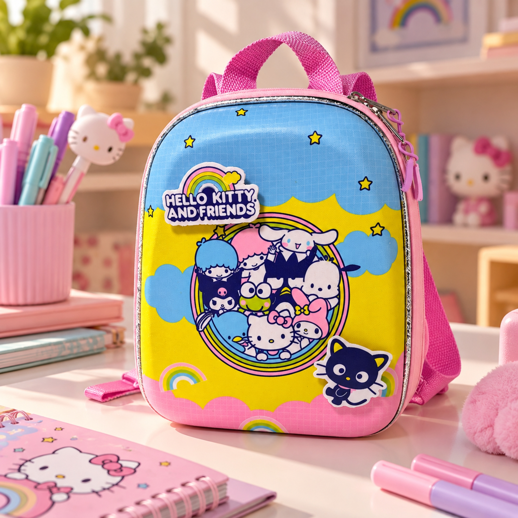 Mochila Infantil Hello Kitty Candy Colors Diplomata - 2823CX26