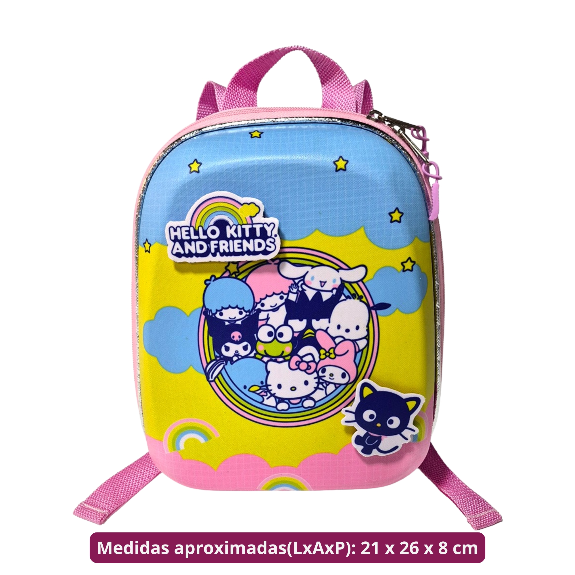 Mochila Infantil Hello Kitty Candy Colors Diplomata - 2823CX26