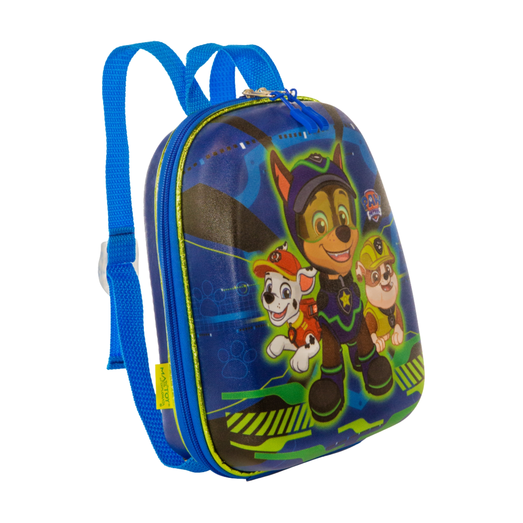 Mochila Infantil Paw Patrol Patrulha Canina Chase SPY com Alça de Costas Diplomata - 2993EX23
