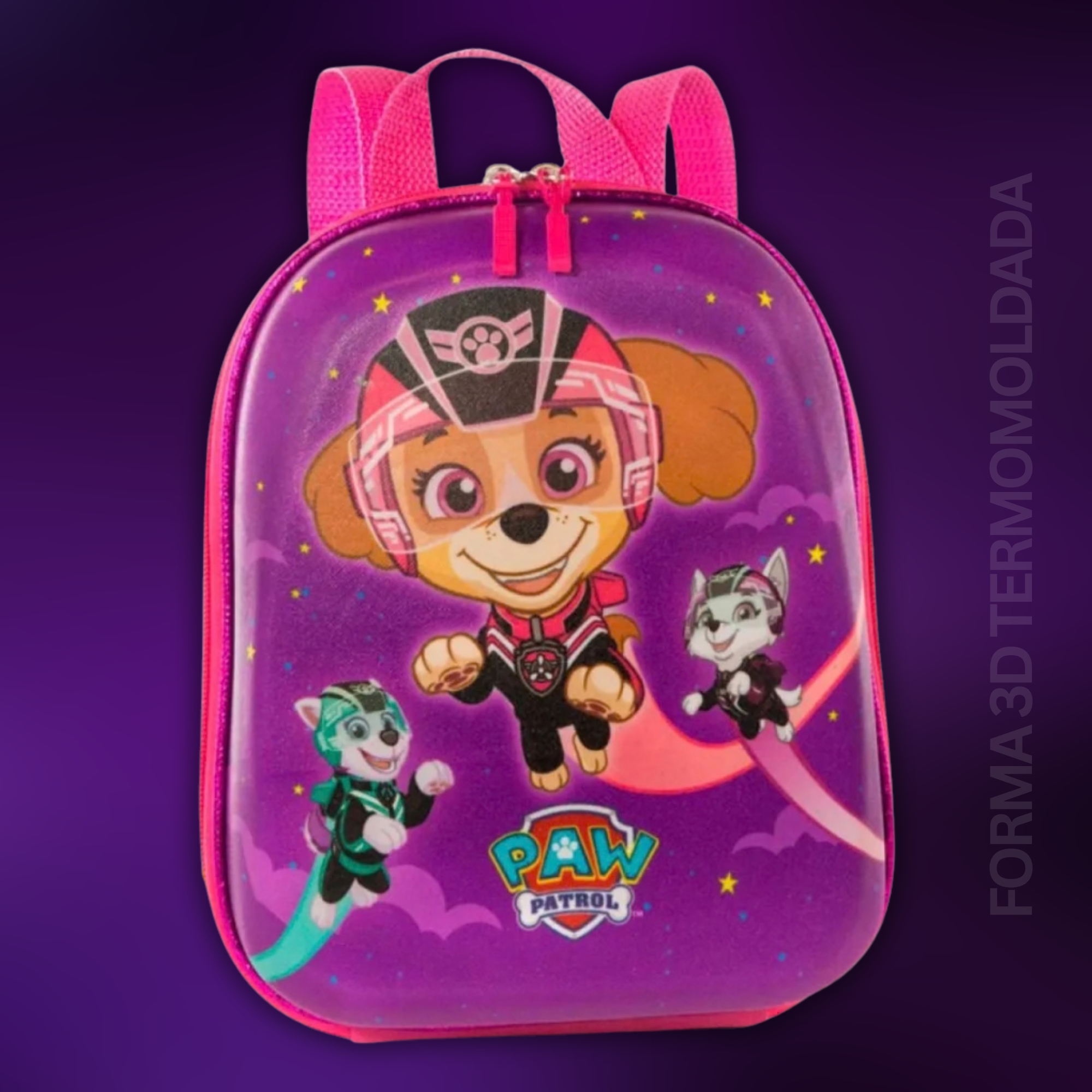 Mochila Infantil Patrulha Canina Paw Patrol Skye Jet Diplomata - 2993FX23