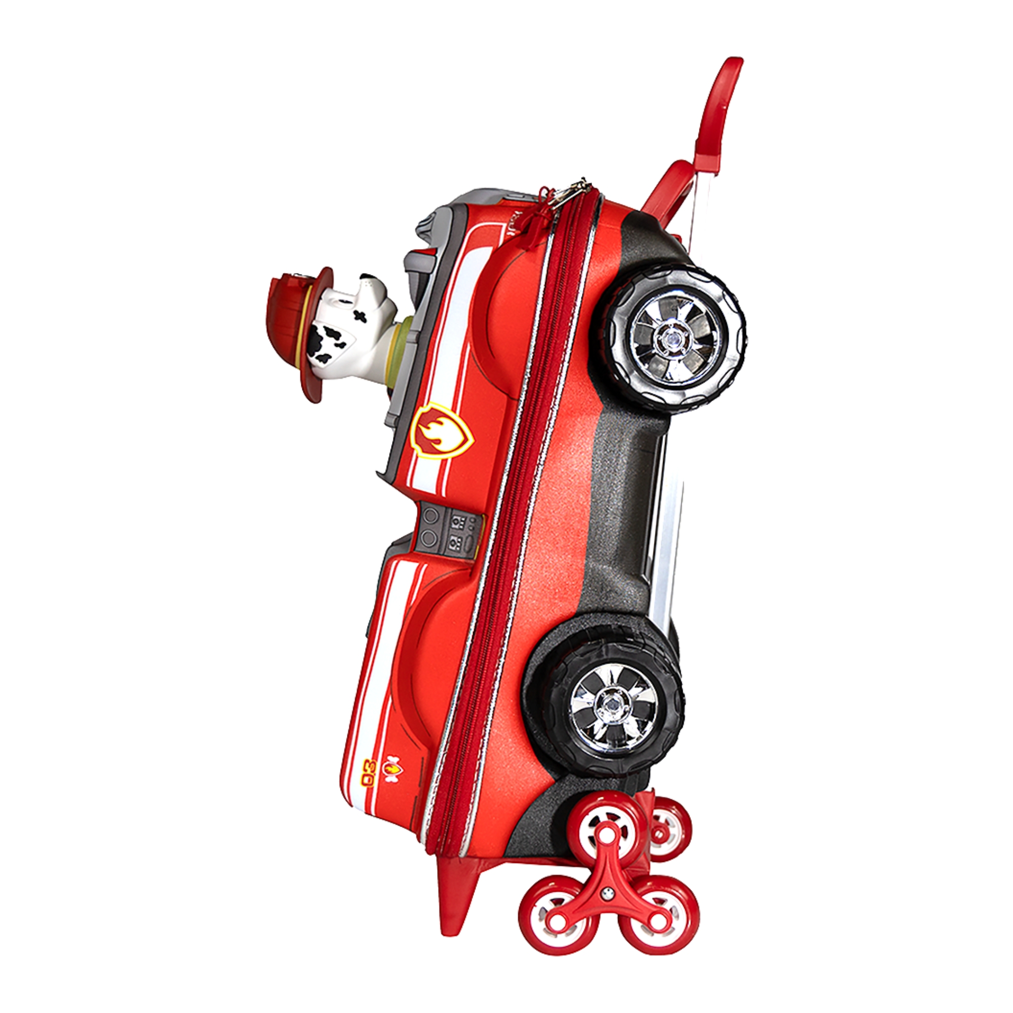 Mala Infantil Paw Patrol Patrulha Canina Marshall Carro com Rodinha Tripla Diplomata - 2993JM25