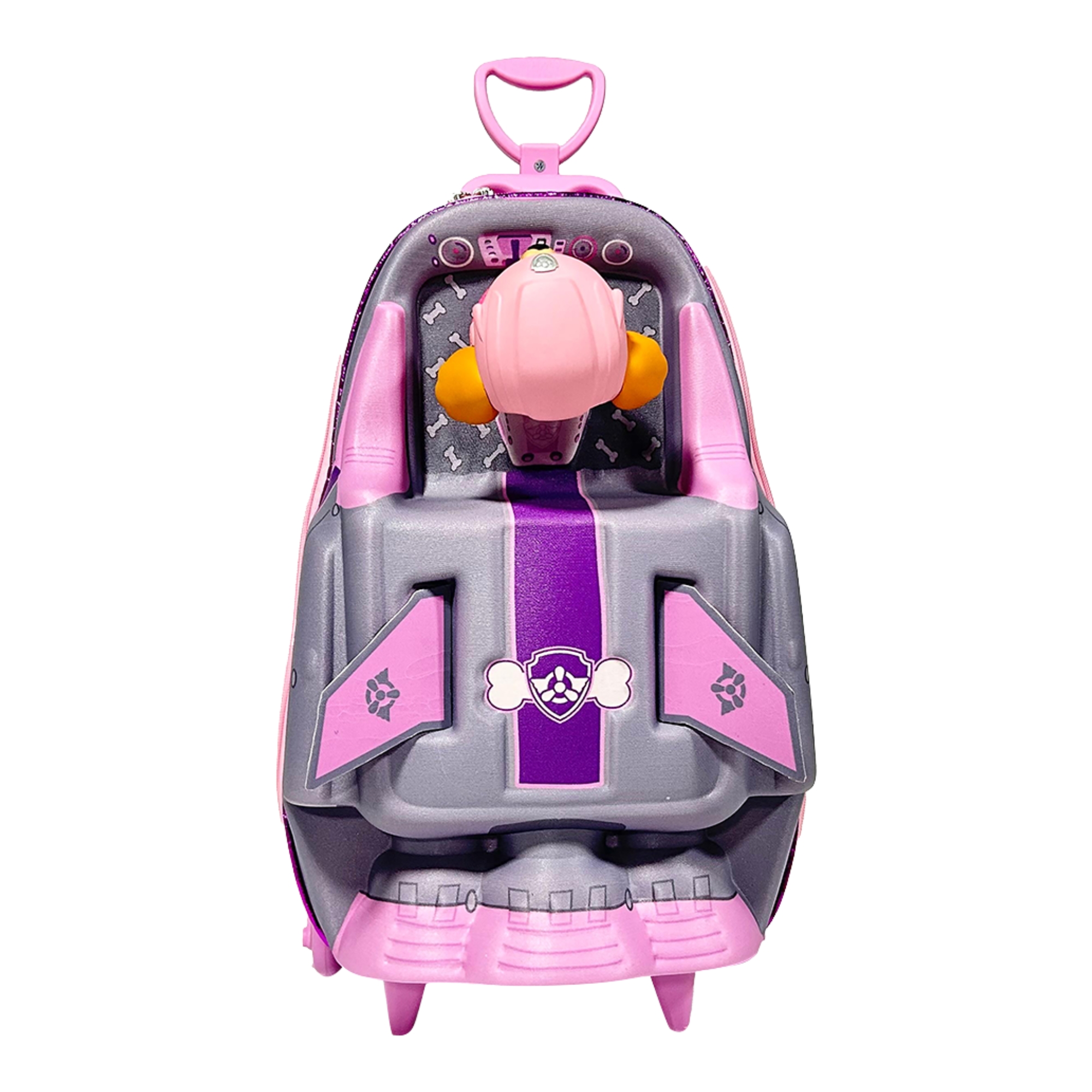Mala Infantil Patrulha Canina Paw Patrol Skye Nave com Rodinha Tripla Diplomata - 2993KM25