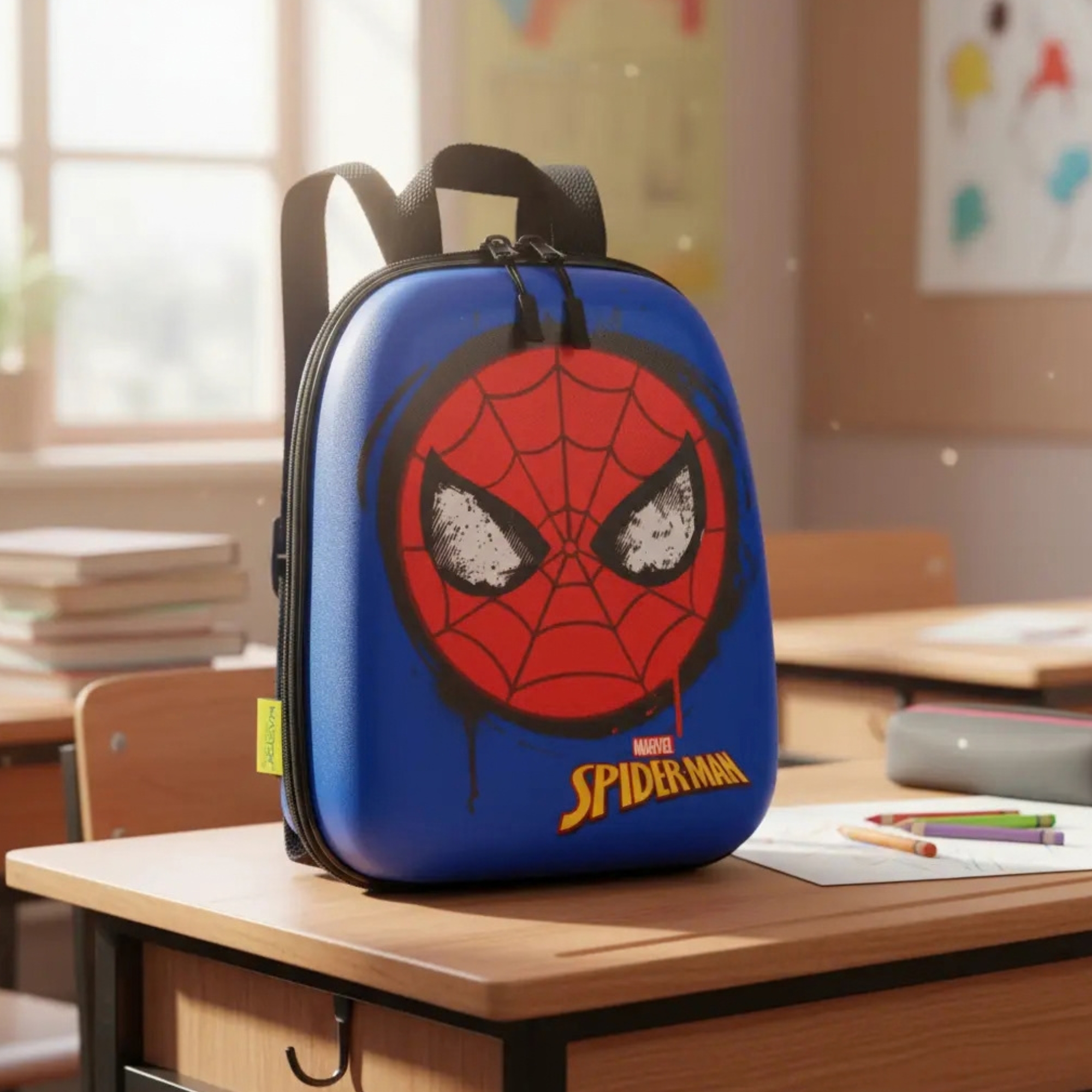 Mochila Infantil Marvel Homem-Aranha com Alça de Costas Diplomata - 3800AX23