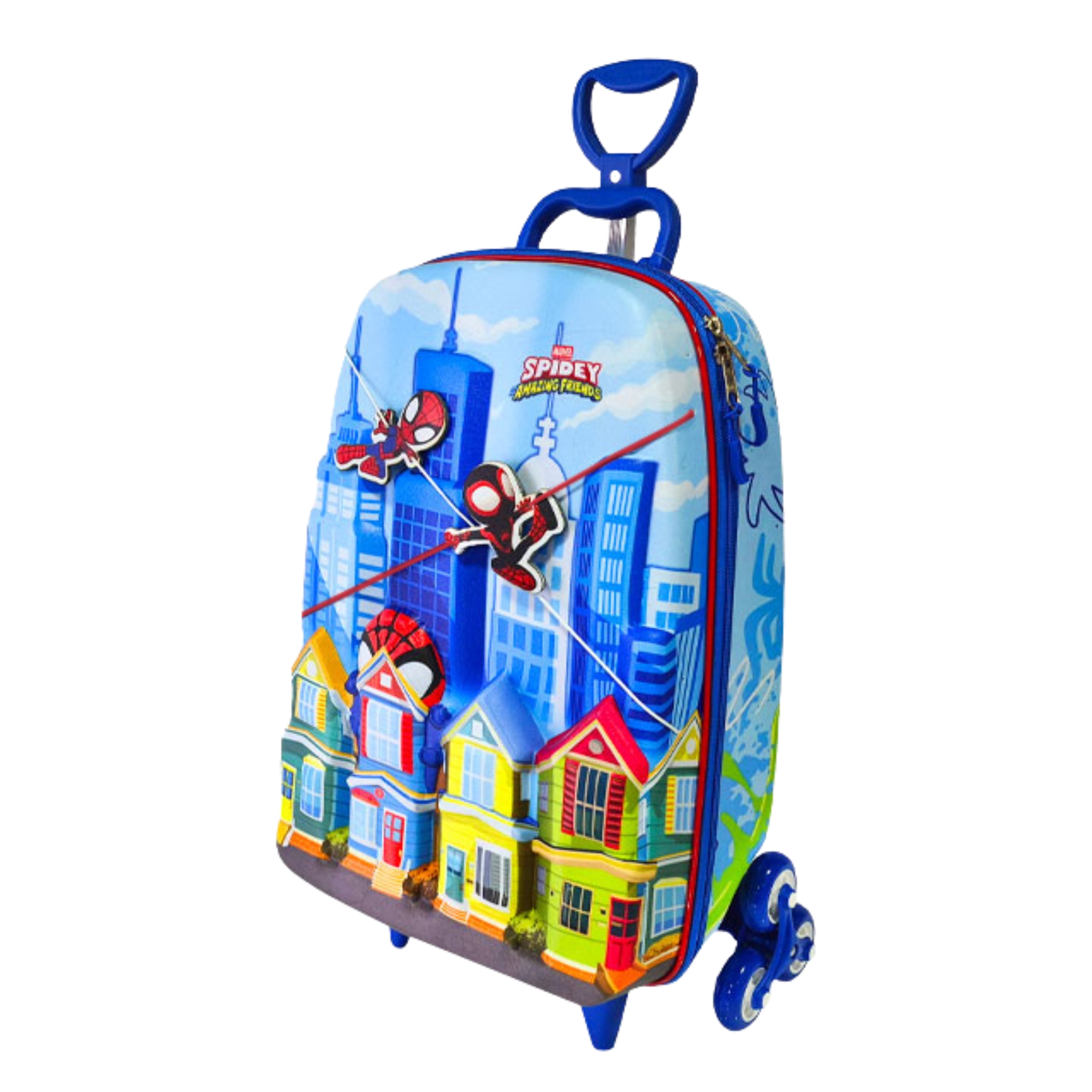 Mala Infantil Spidey City com Rodinha Tripla Diplomata - 3801CM26