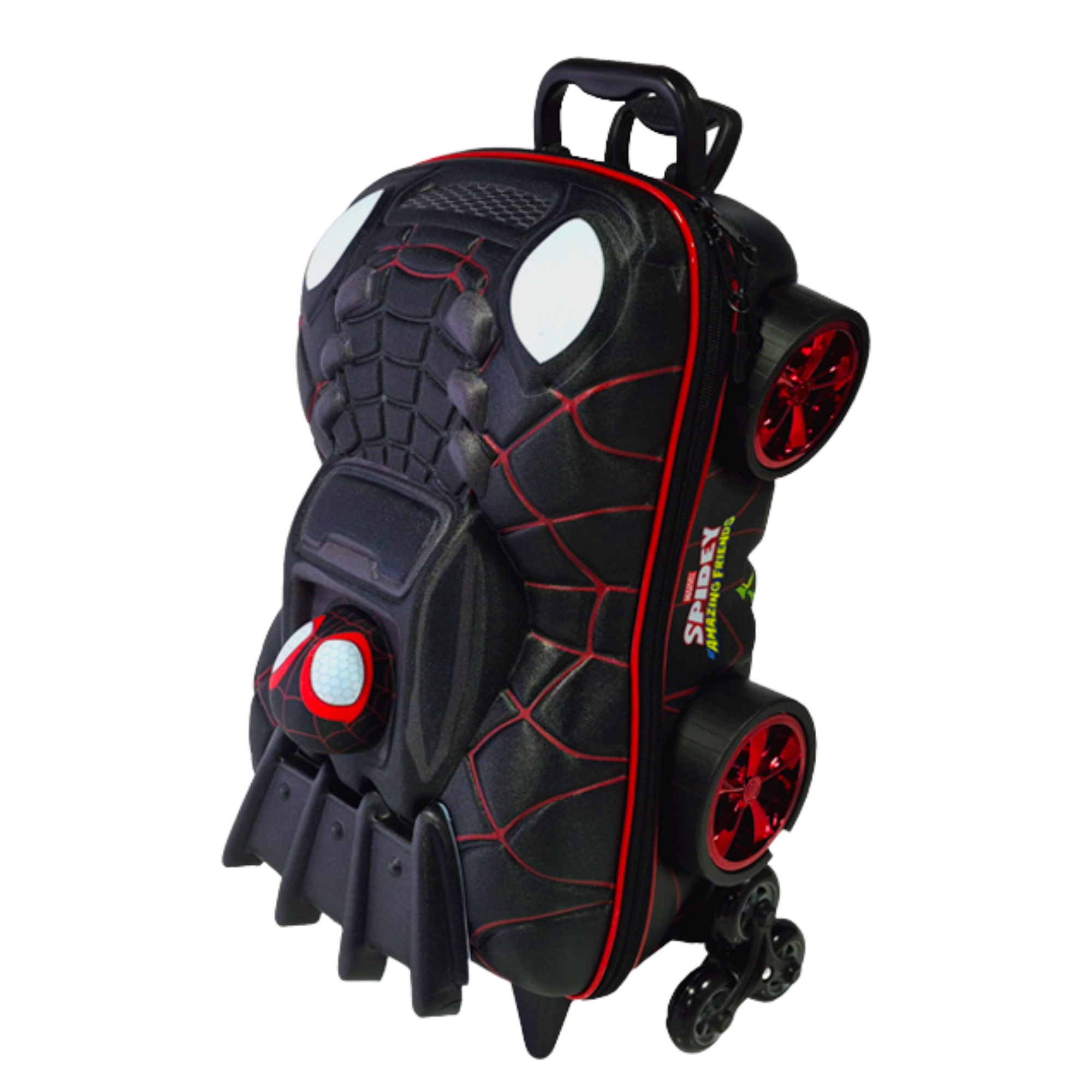 Mala Infantil Spidey Miles Carro com Rodinha Tripla Diplomata - 3801EM26