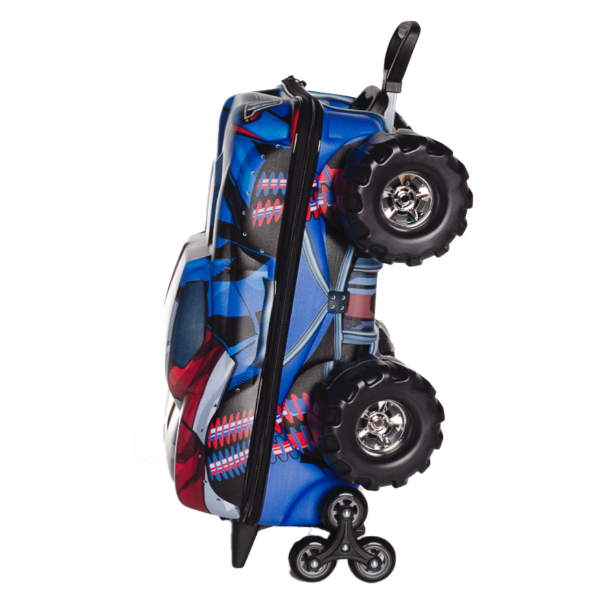 Mala Infantil Avengers Capitão América Monster Trucks com Rodinha Tripla Diplomata - 3850IM24