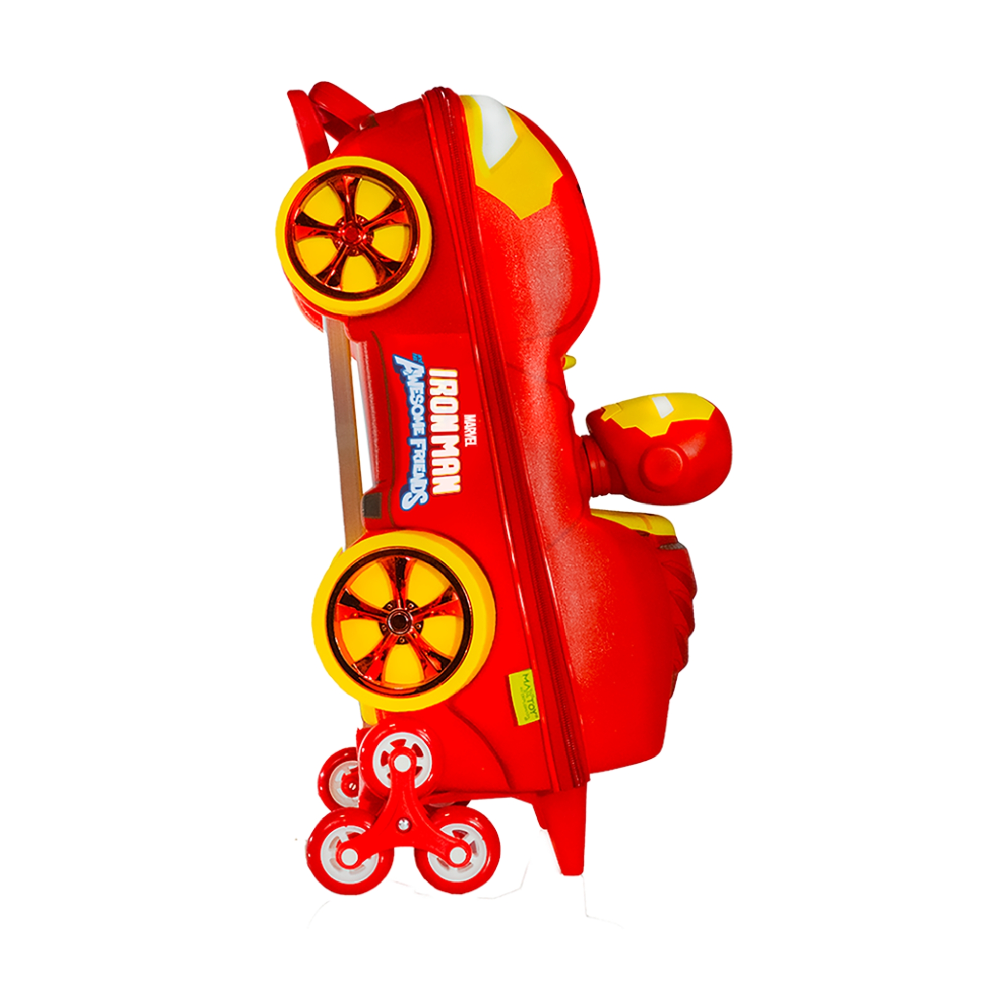 Mala Infantil Avengers Iron Man Homem de Ferro Carro c/ Rodinha Tripla Diplomata - 3850PM2