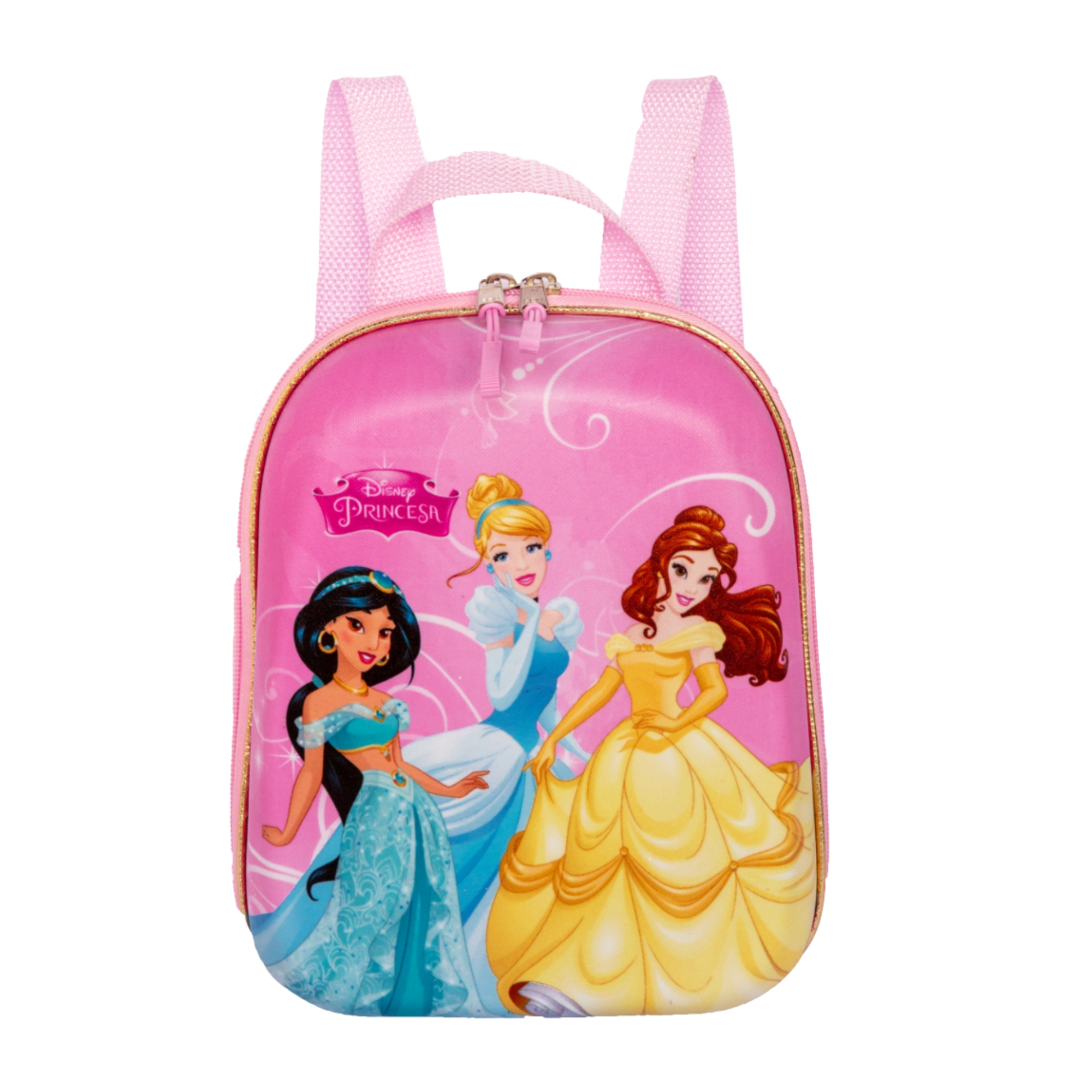 Mochila Infantil Princesas com Alça de Costas Diplomata - 3855AX22