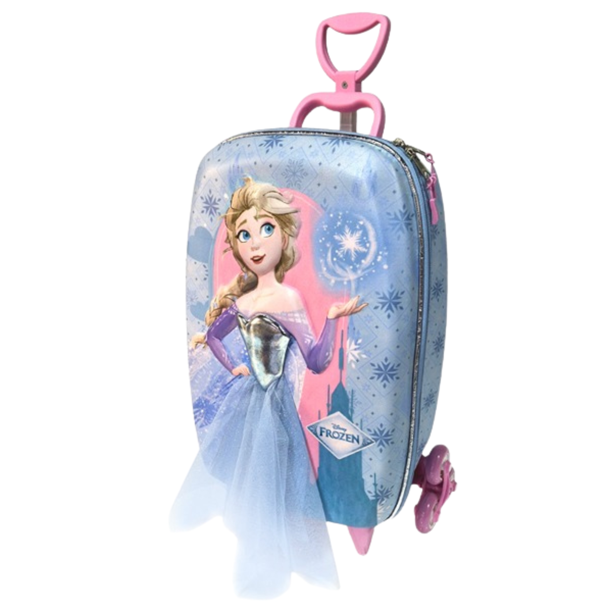 Mala Infantil Frozen Elsa Vestido c/ Rodinha Tripla Diplomata - 3855EM26