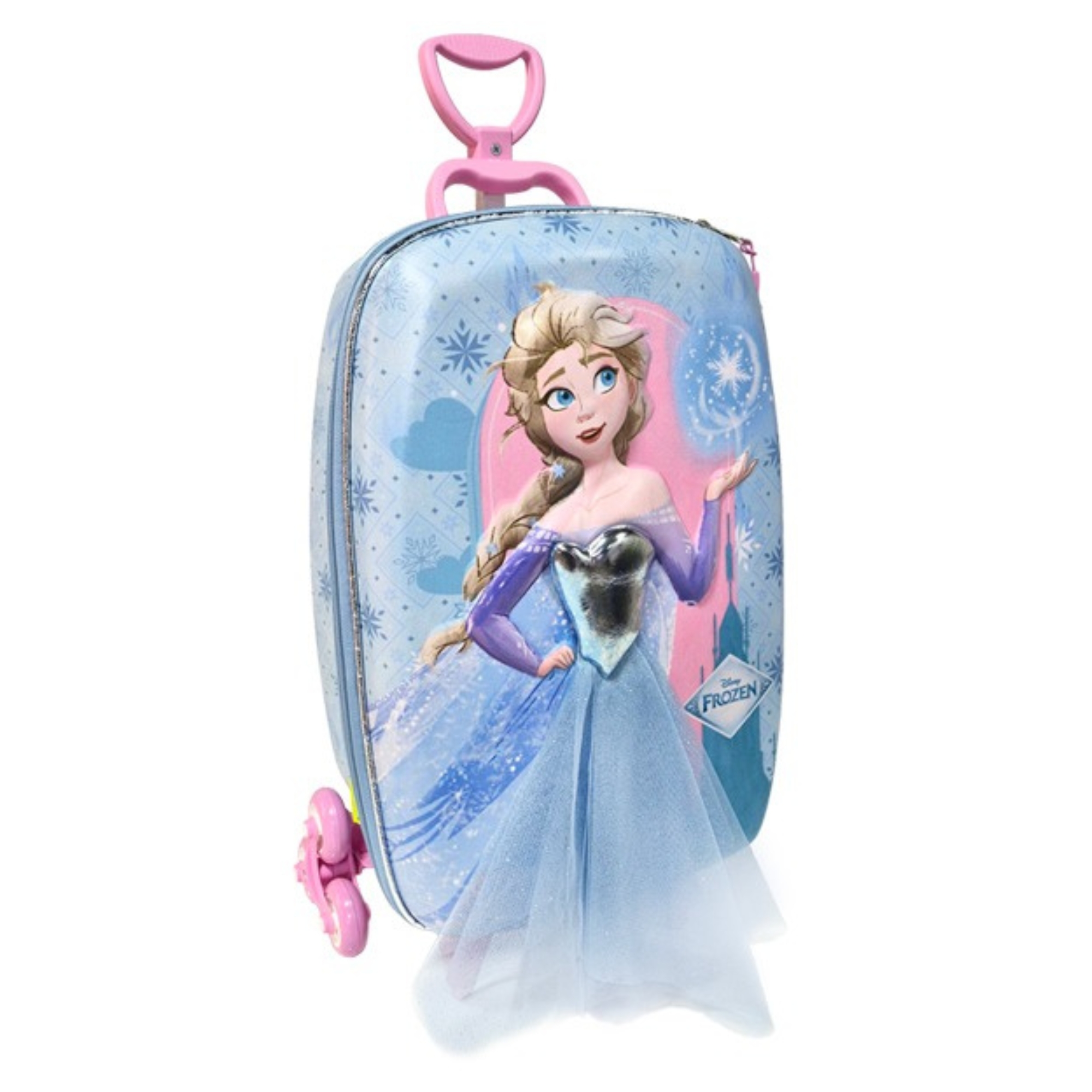 Mala Infantil Frozen Elsa Vestido c/ Rodinha Tripla Diplomata - 3855EM26