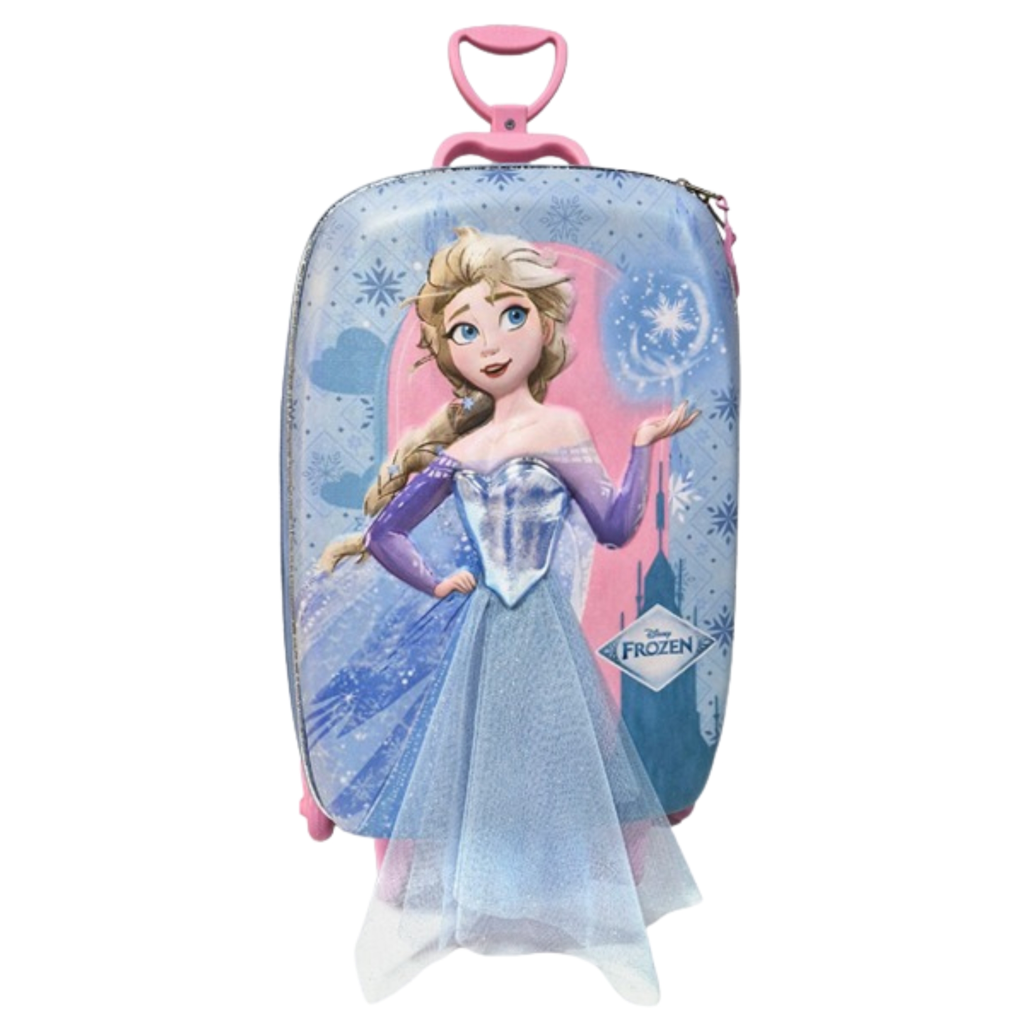 Mala Infantil Frozen Elsa Vestido c/ Rodinha Tripla Diplomata - 3855EM26