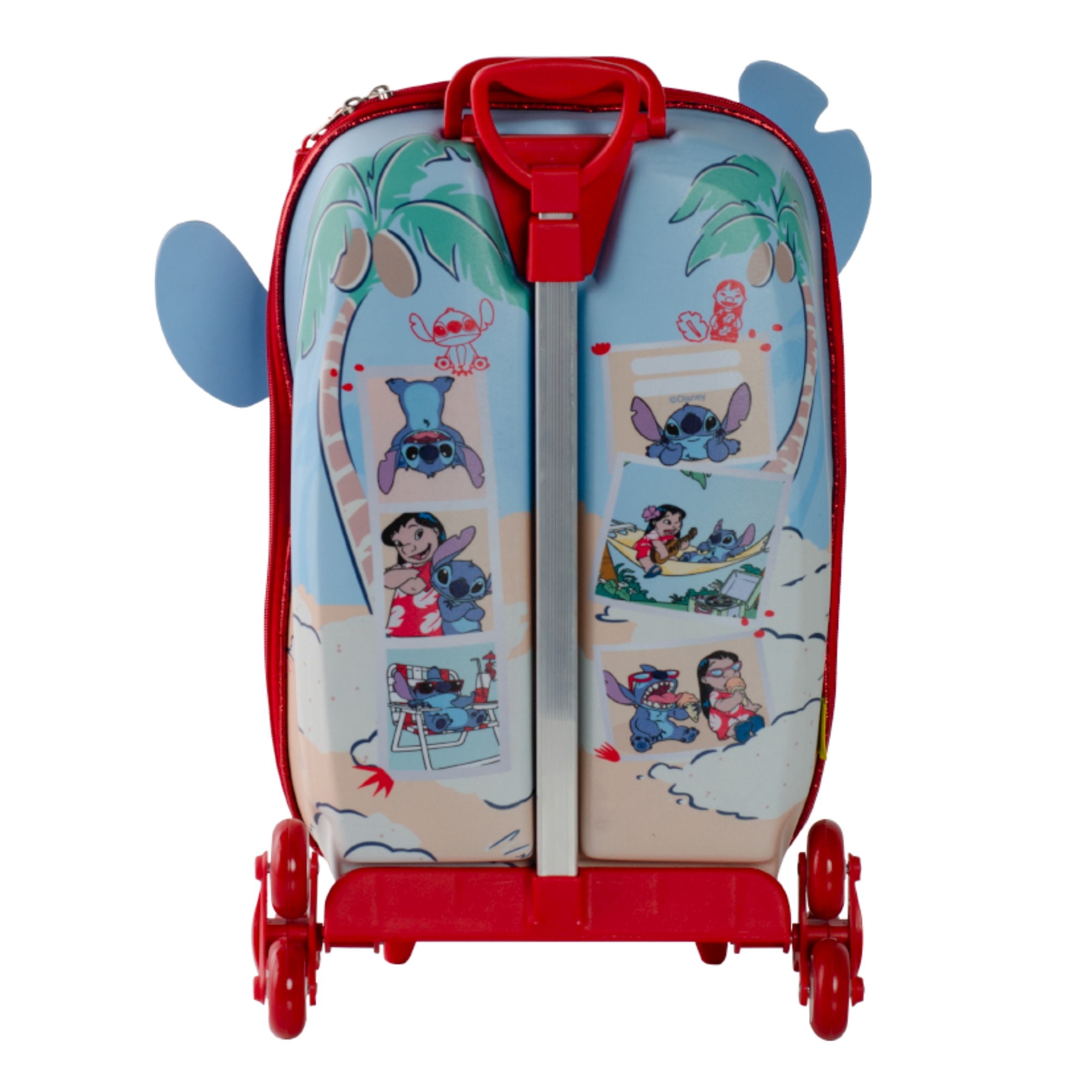 Mala Infantil Stitch Praia c/ Rodinhas 360º Diplomata - 3857AM24