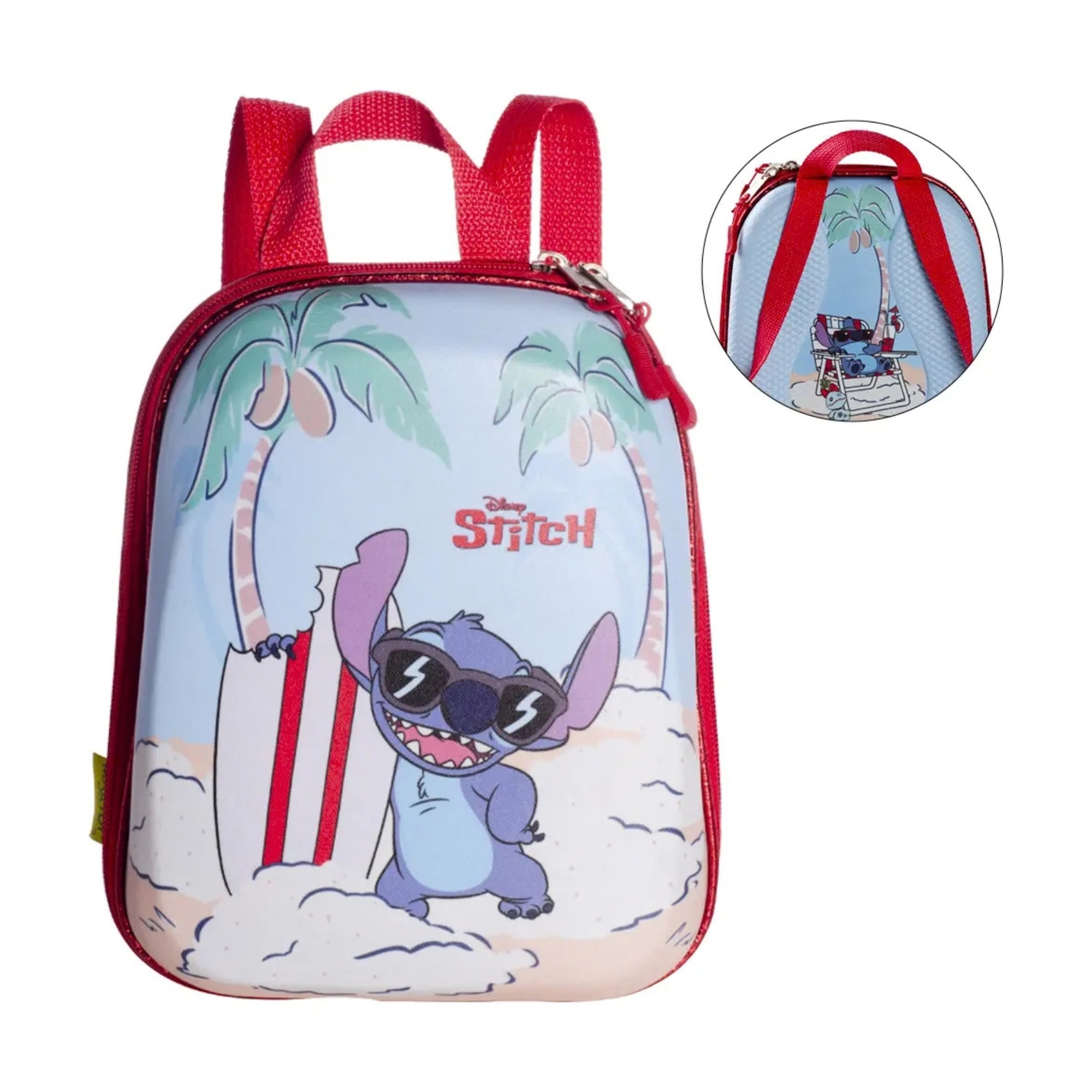 Mochila Infantil Stitch Praia Diplomata - 3857AX24