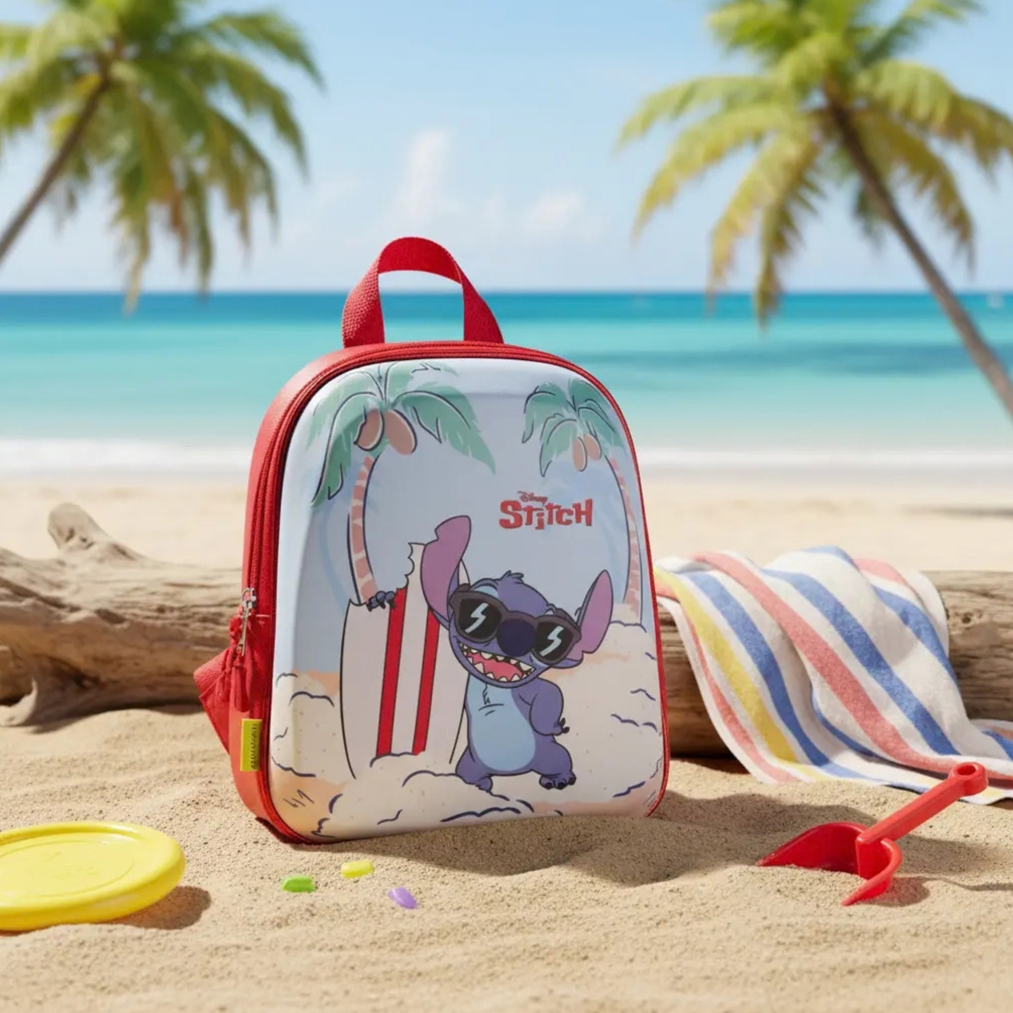 Mochila Infantil Stitch Praia Diplomata - 3857AX24
