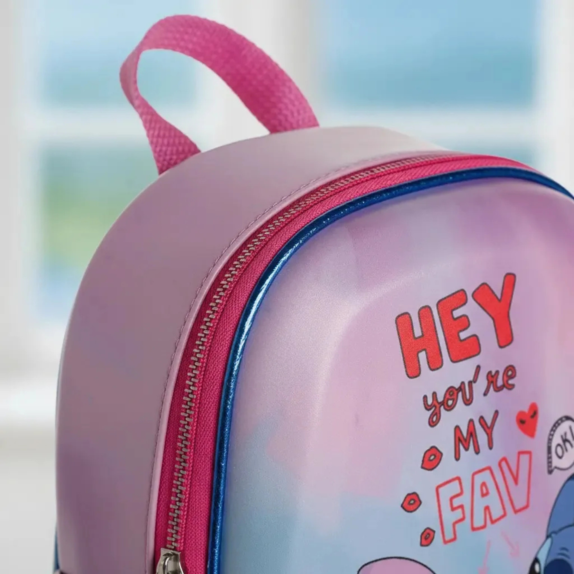 Mochila Infantil Stitch e Angel Diplomata - 3857DX24