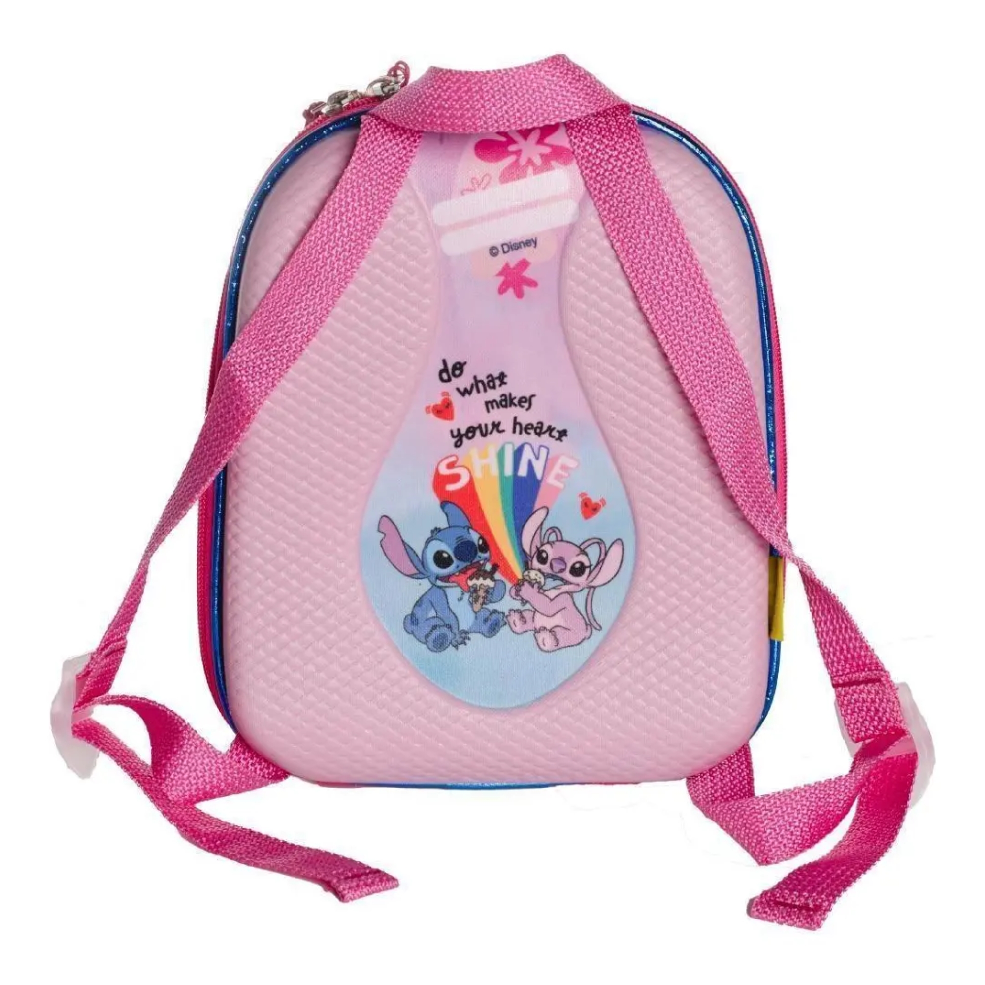 Mochila Infantil Stitch e Angel Diplomata - 3857DX24
