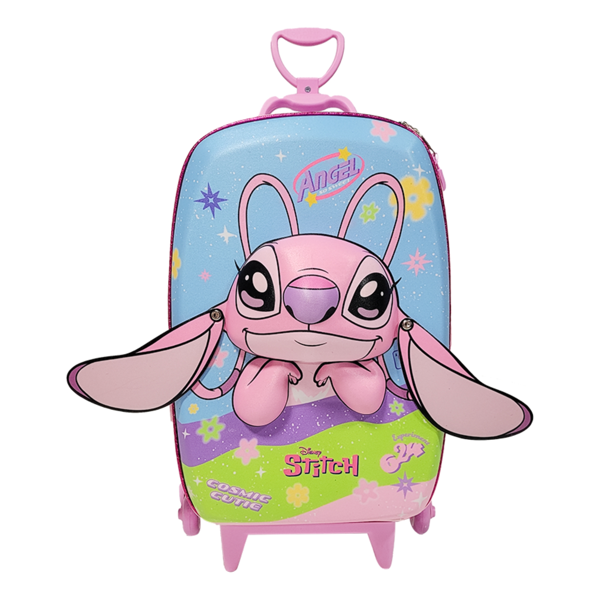 Mala Infantil Angel (Stitch) com Rodinha Tripla Diplomata - 3857EM25