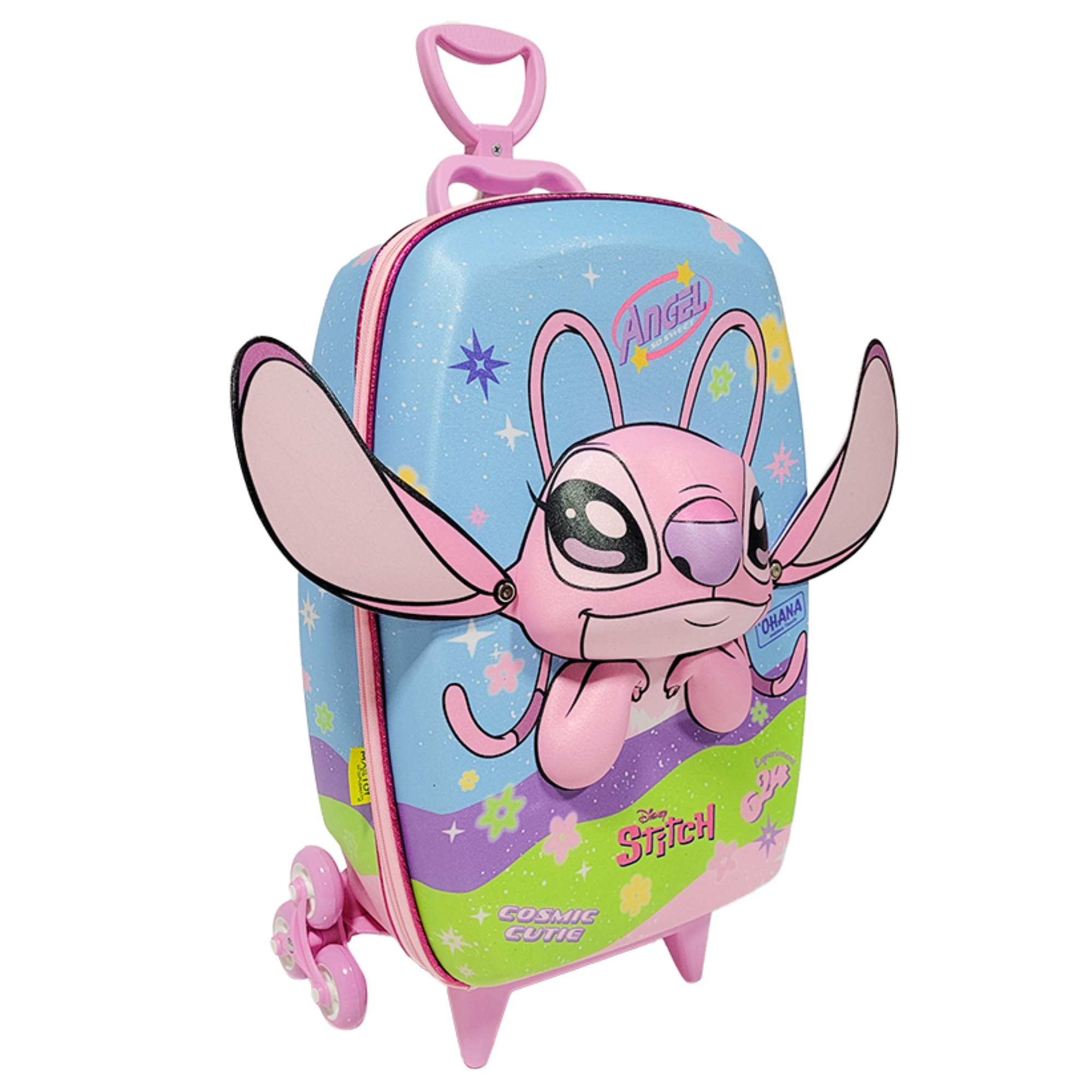 Mala Infantil Angel (Stitch) com Rodinha Tripla Diplomata - 3857EM25