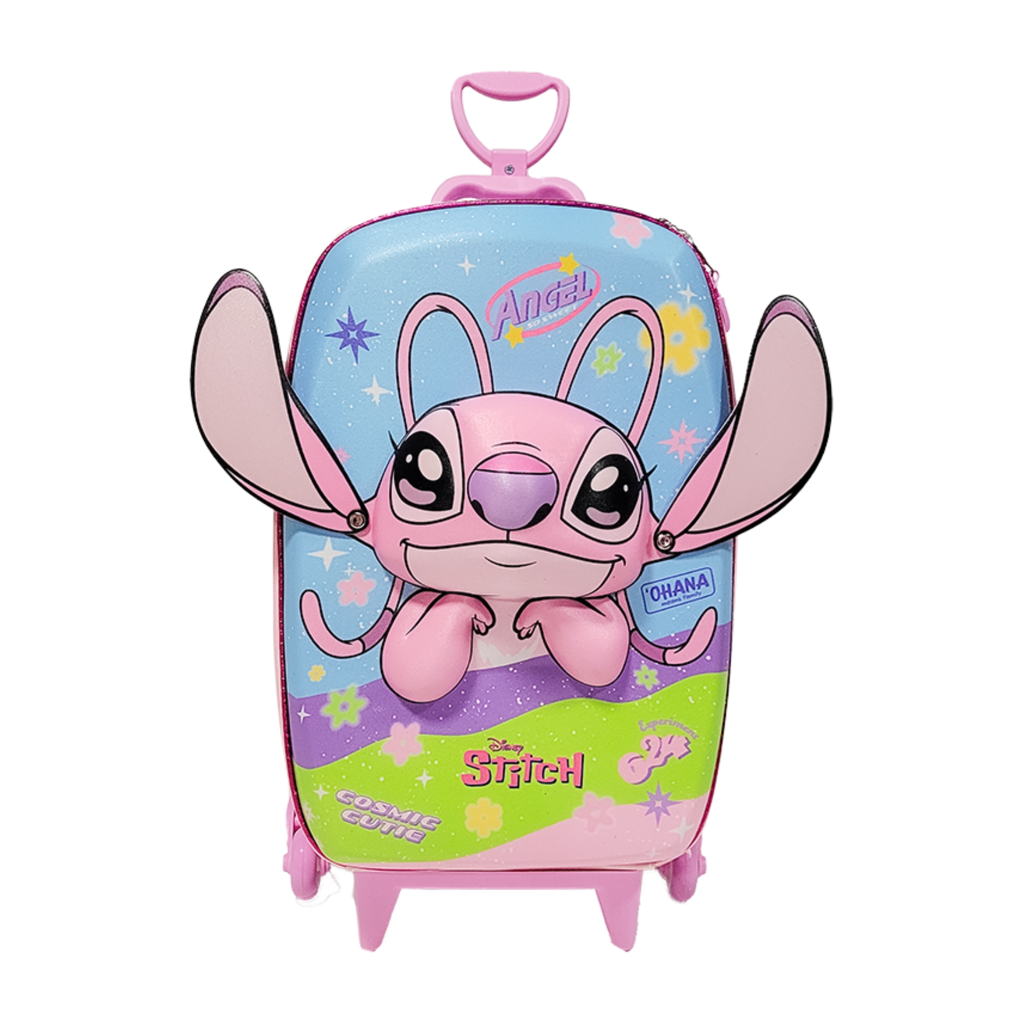 Mala Infantil Angel (Stitch) com Rodinha Tripla Diplomata - 3857EM25