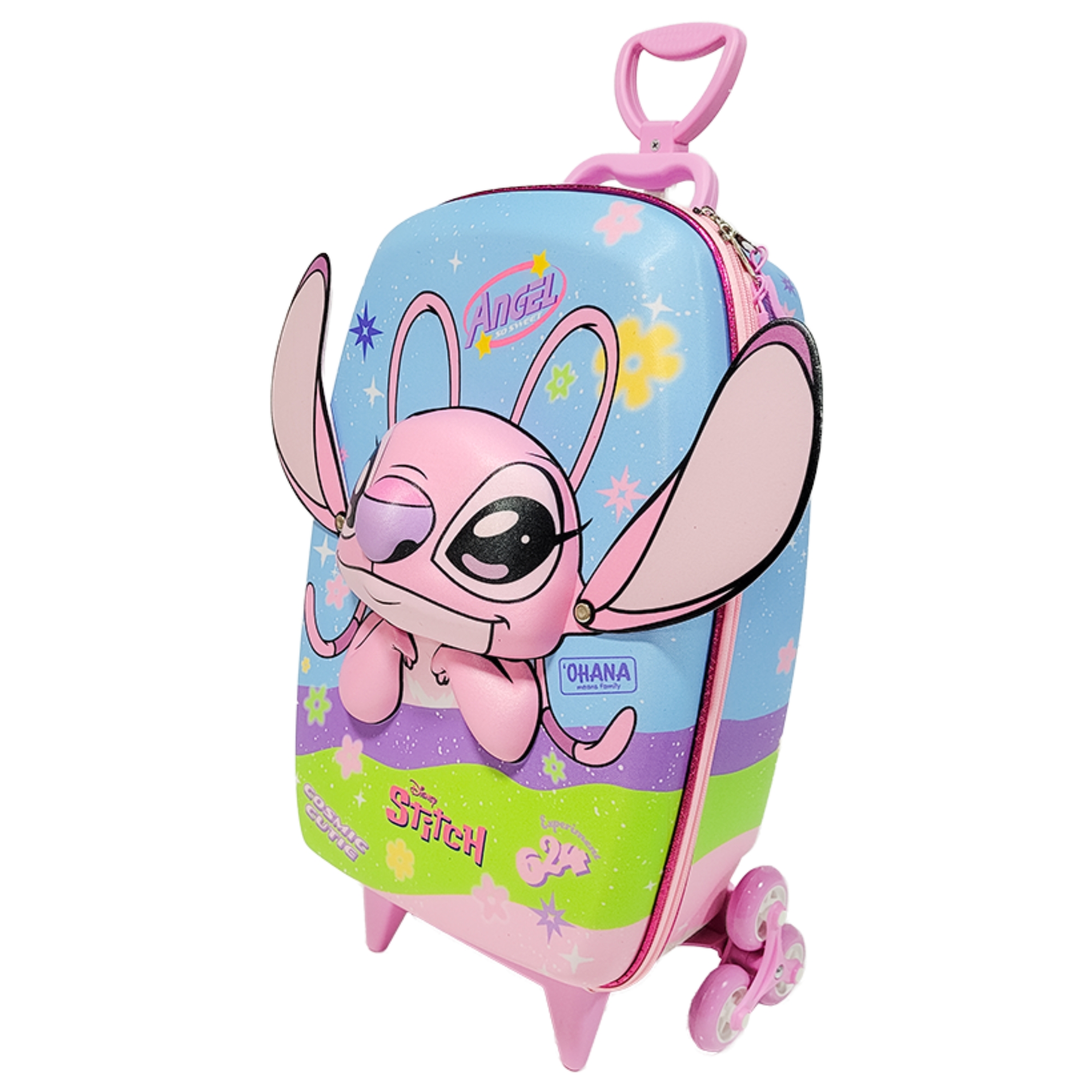 Mala Infantil Angel (Stitch) com Rodinha Tripla Diplomata - 3857EM25