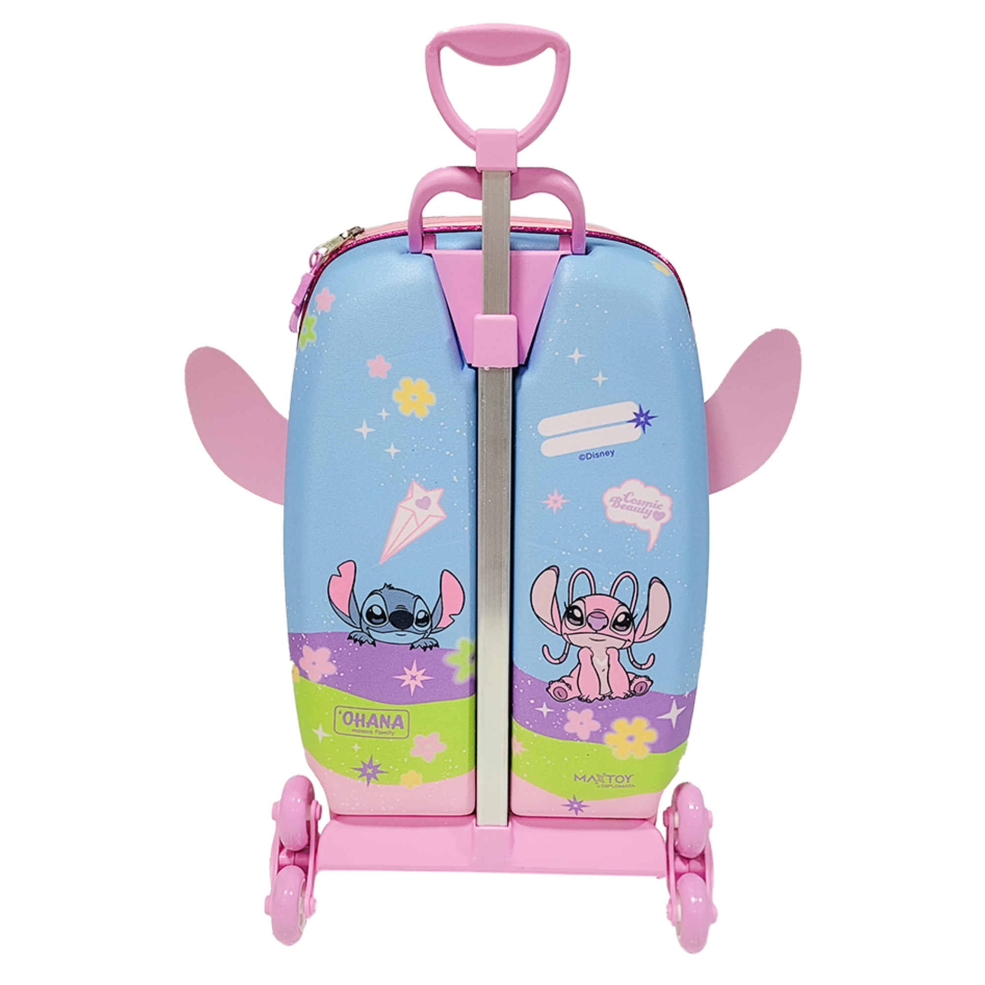 Mala Infantil Angel (Stitch) com Rodinha Tripla Diplomata - 3857EM25