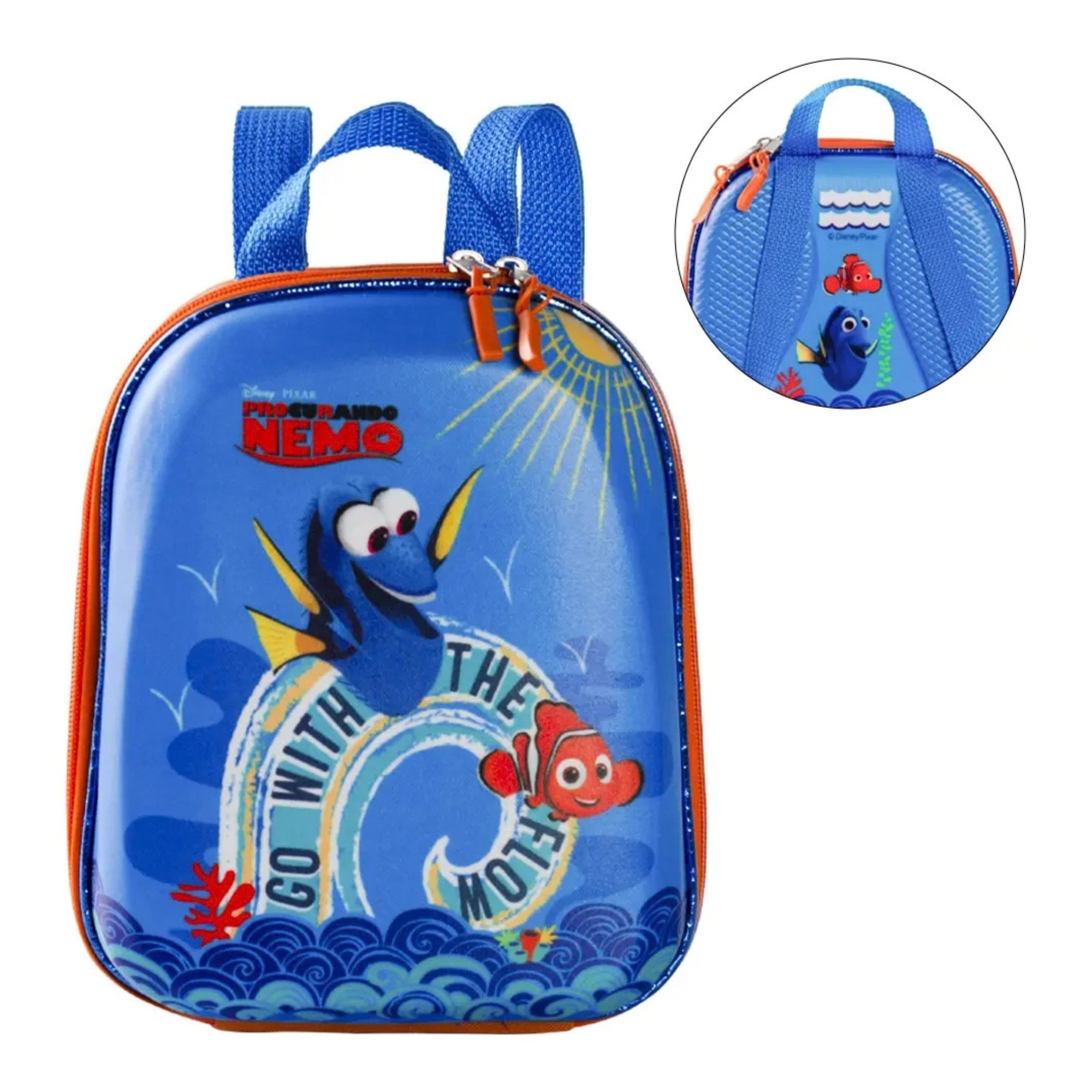 Mochila Infantil Procurando Nemo Diplomata - 3860AX24