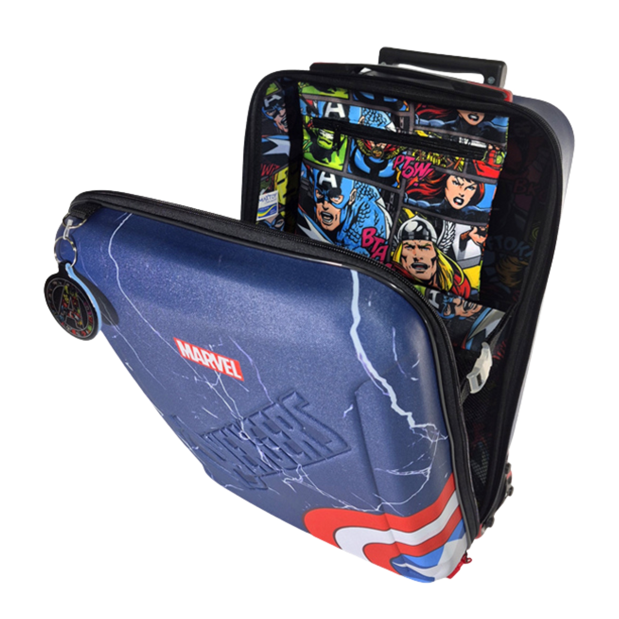 Mala Avengers Vingadores c/ Rodinhas 360º Diplomata - 4010M26