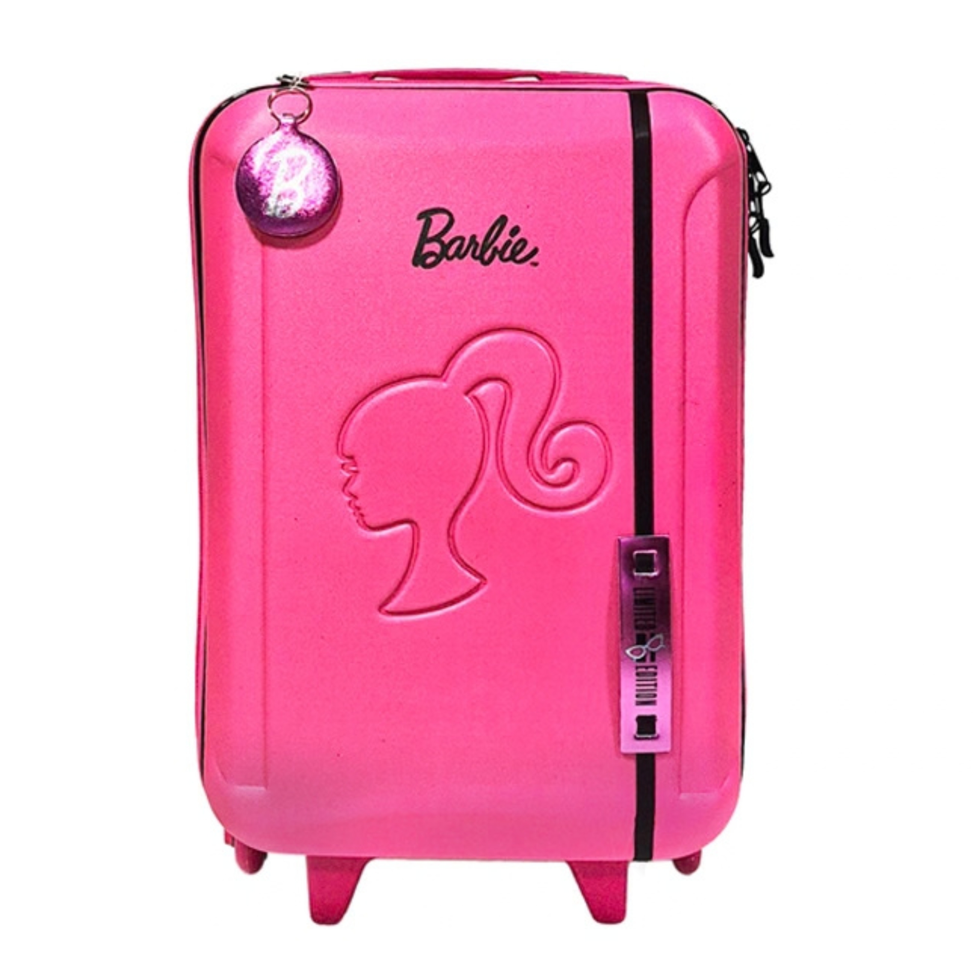 Mala Barbie Pink Style c/ Rodinhas Triplas Diplomata - 4020M26