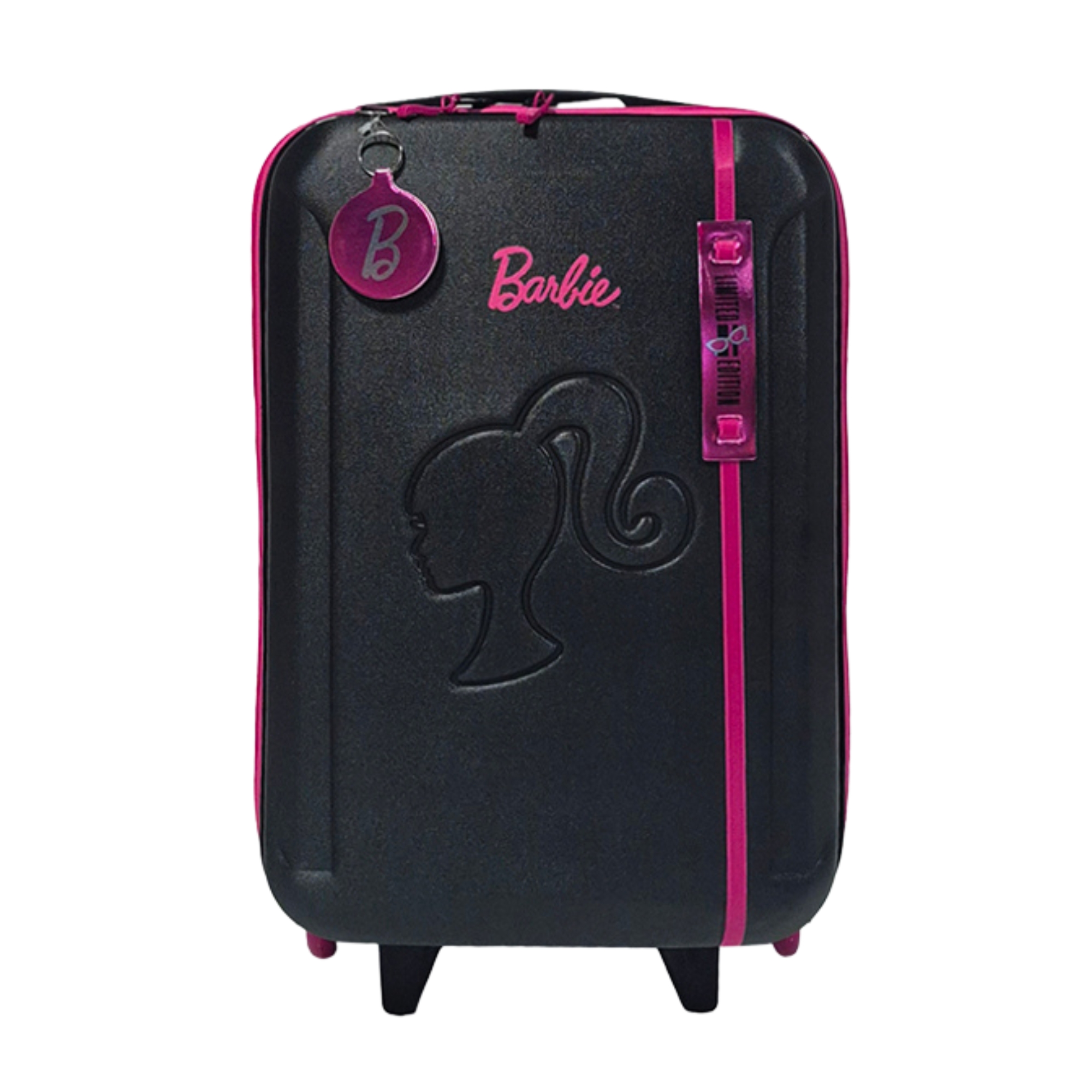 Mala de Viagem da Barbie Black Style c/ Rodinhas Triplas Diplomata - 4022M26