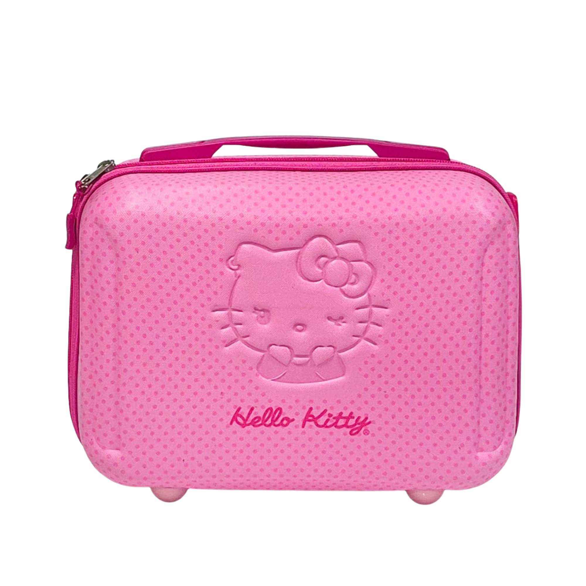 Frasqueira Hello Kitty Poá Rosa Diplomata - 4070F26