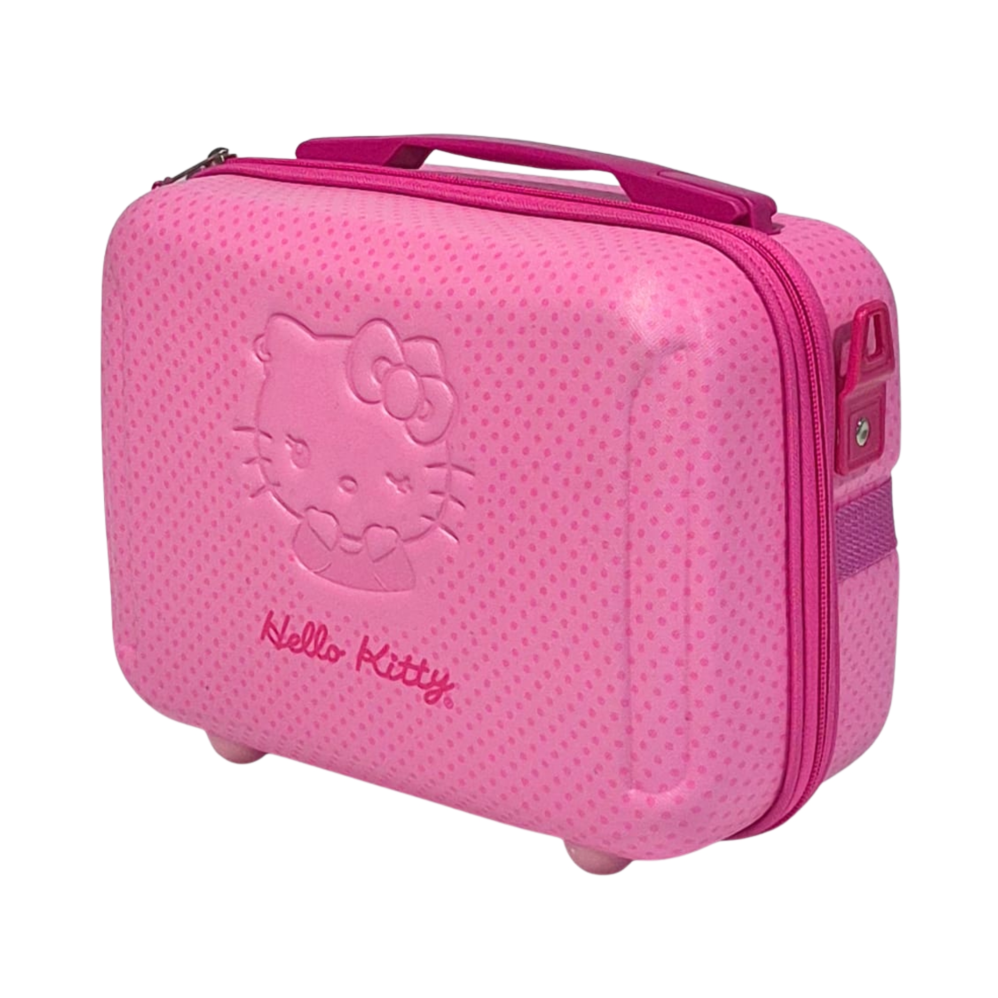 Frasqueira Hello Kitty Poá Rosa Diplomata - 4070F26