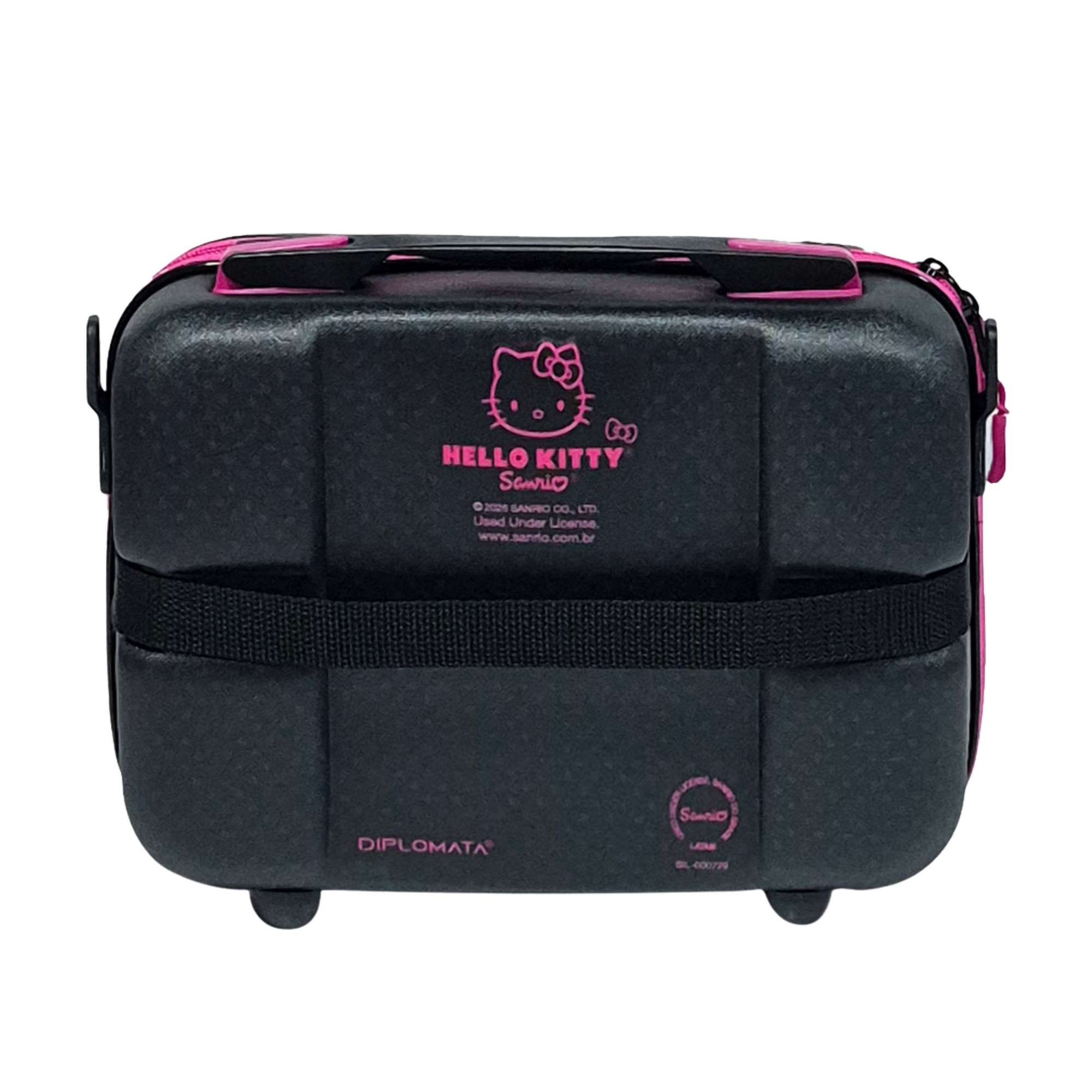 Frasqueira Hello Kitty Poá Preto Diplomata - 4071F26