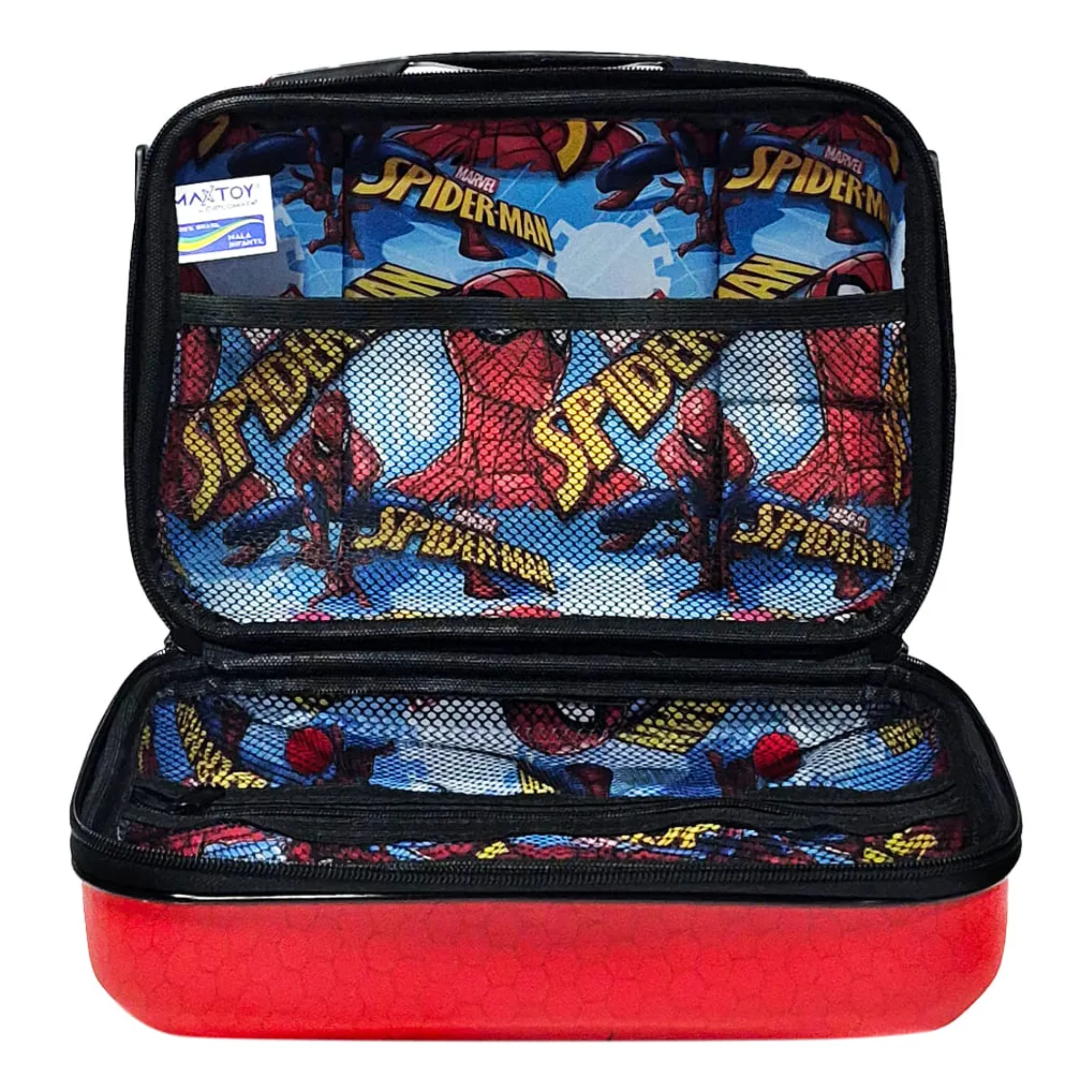 Frasqueira Homem-Aranha Vermelha Maxtoy Diplomata - 4120F26