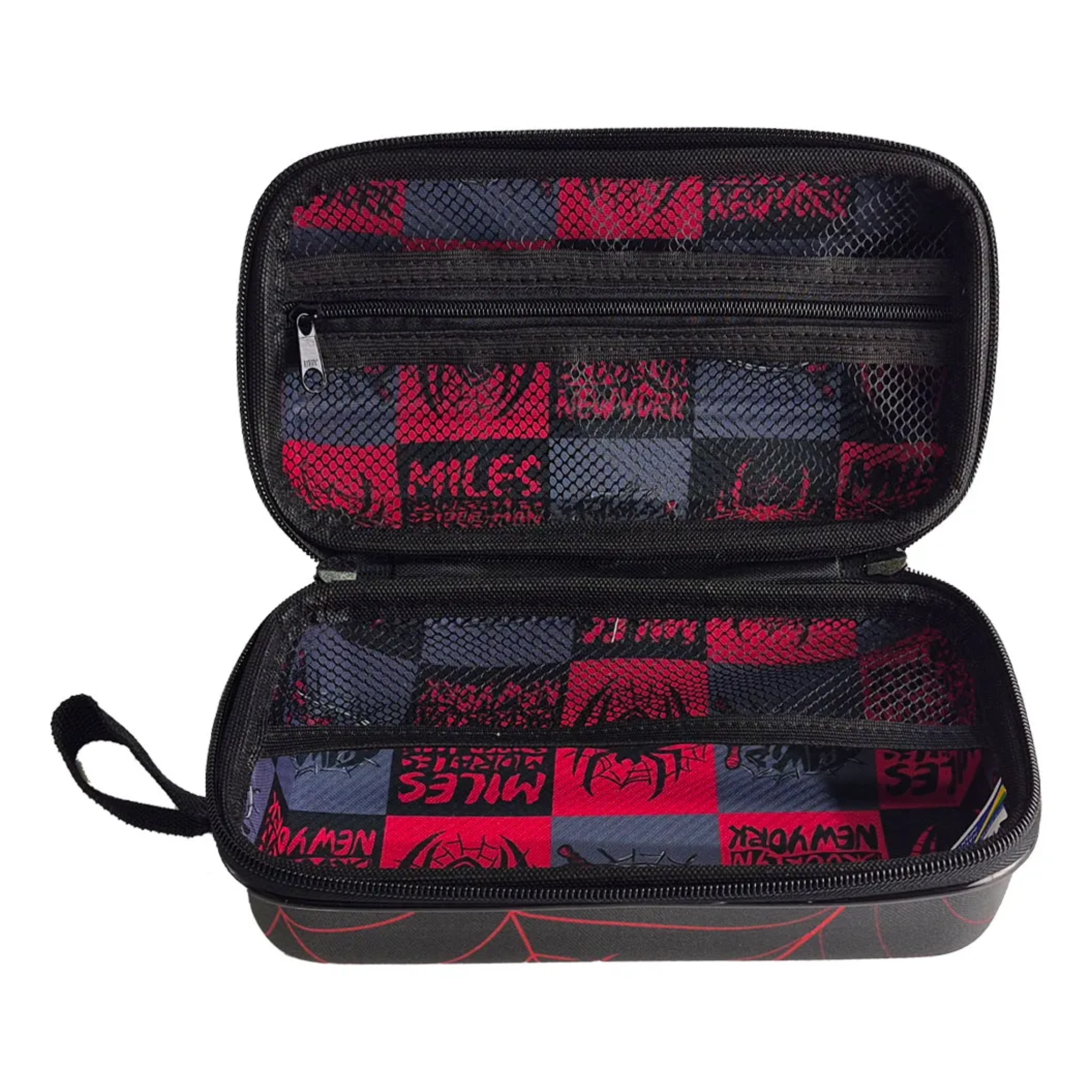 Necessaire Spider-Man Miles Morales Porta Objetos Escolar Diplomata - 4121N26