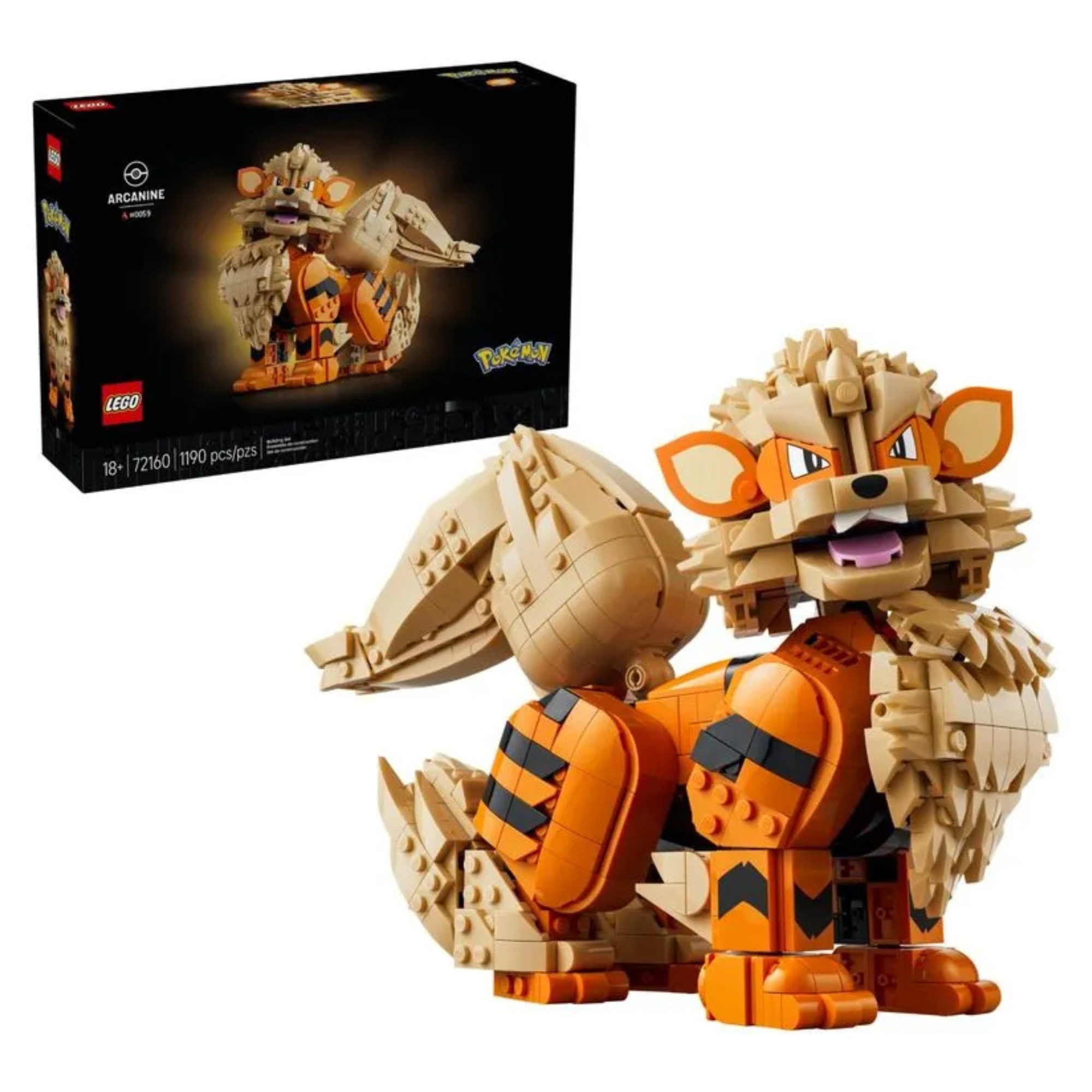 LEGO Pokemon Arcanine c/ 1190 peças - 4111172160