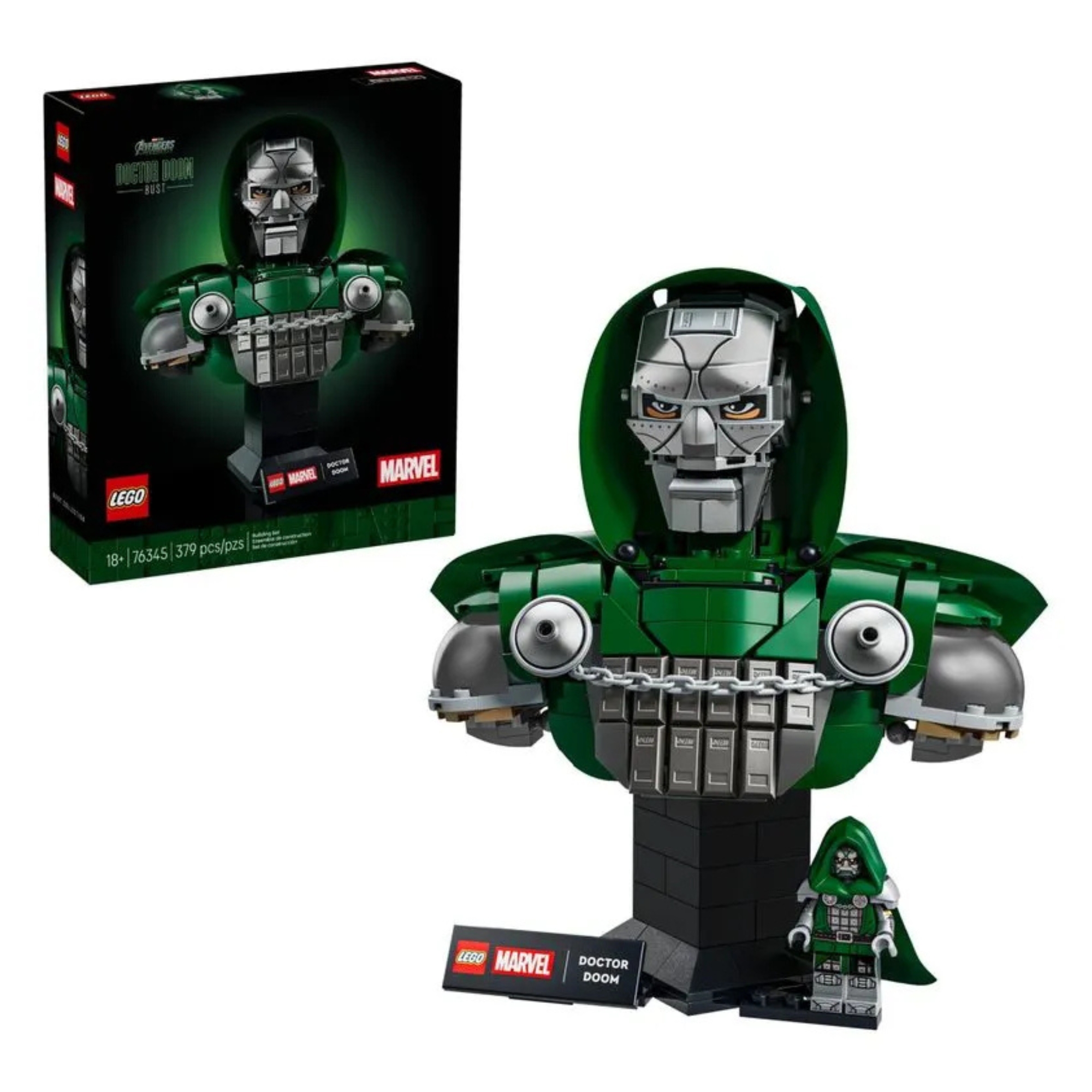 LEGO Marvel Busto do Doutor Destino c/ 379 peças - 4111176345