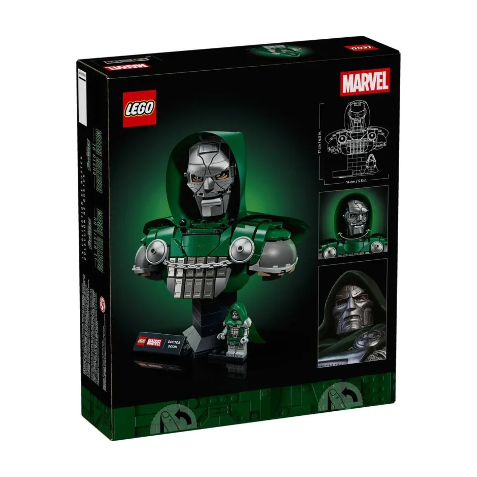 LEGO Marvel Busto do Doutor Destino c/ 379 peças - 4111176345